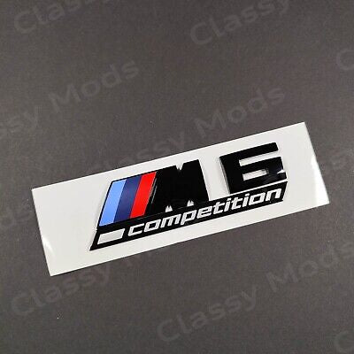 BMW M6 Competition Emblem