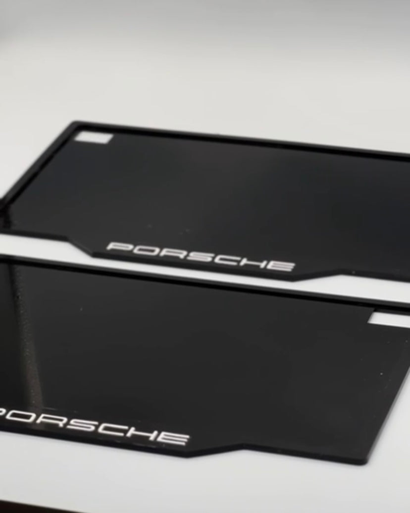 Porsche Plates Frame