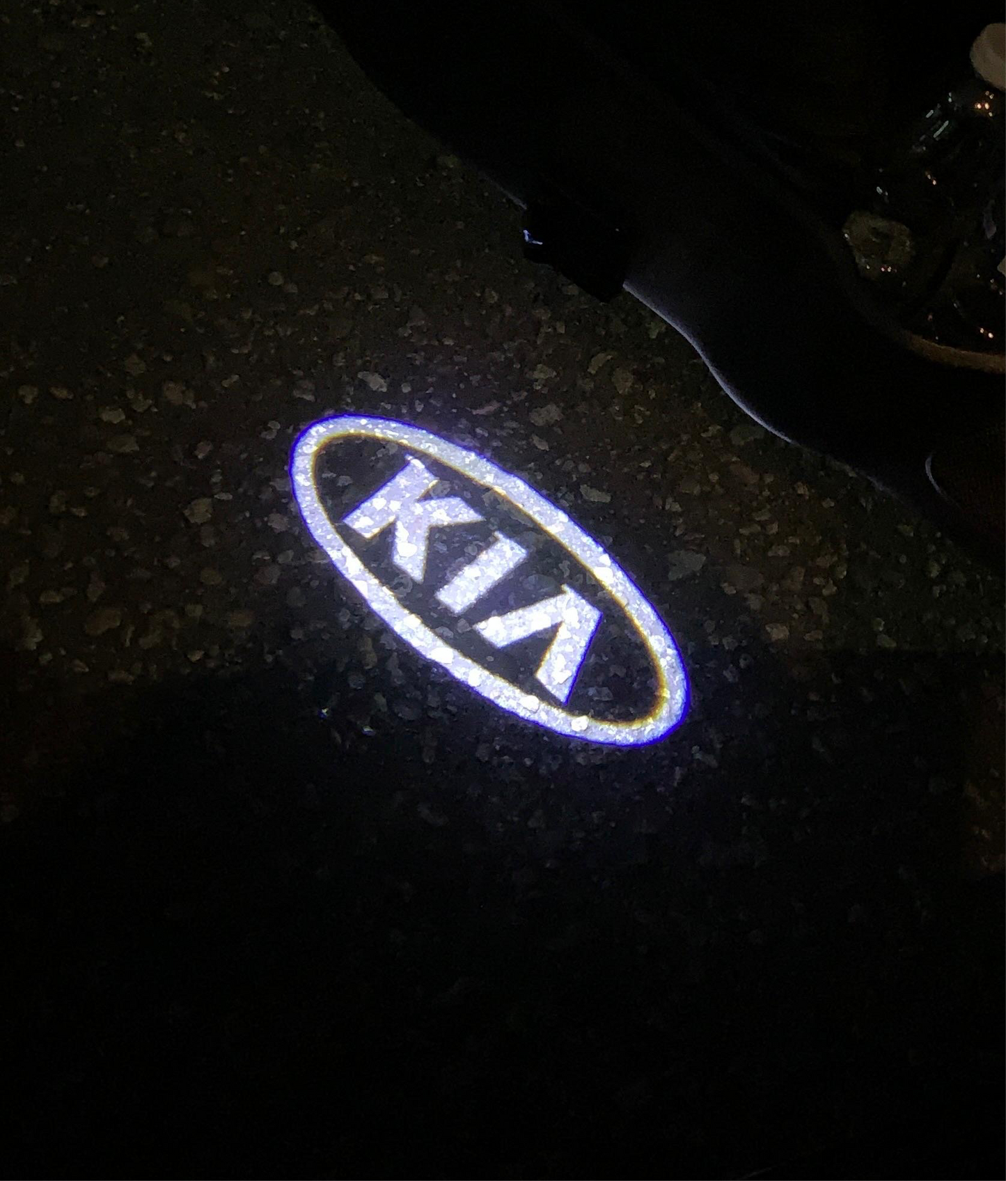 Old Kia logo Welcome Door Lights