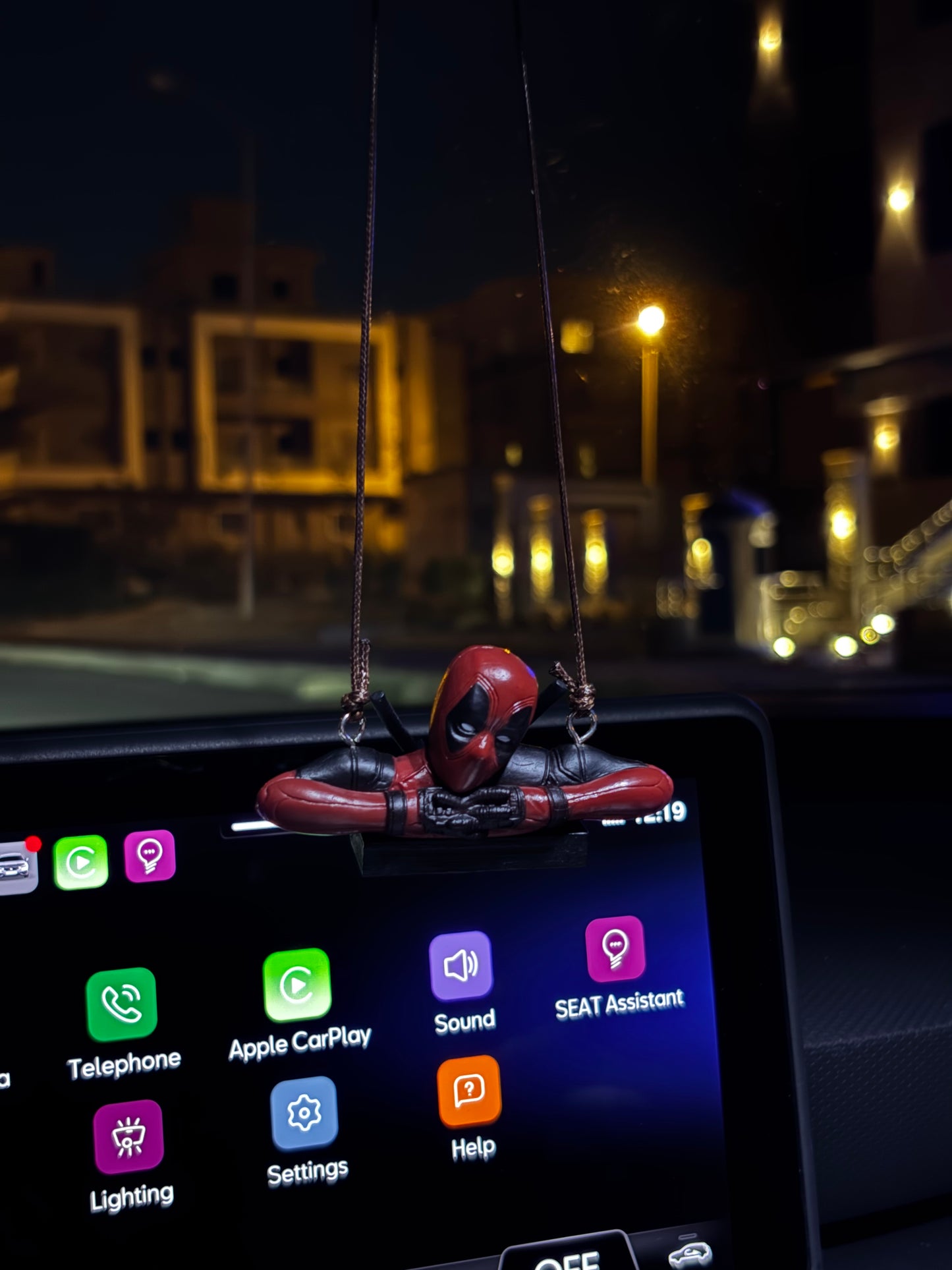 Deadpool Half Mirror Pendant