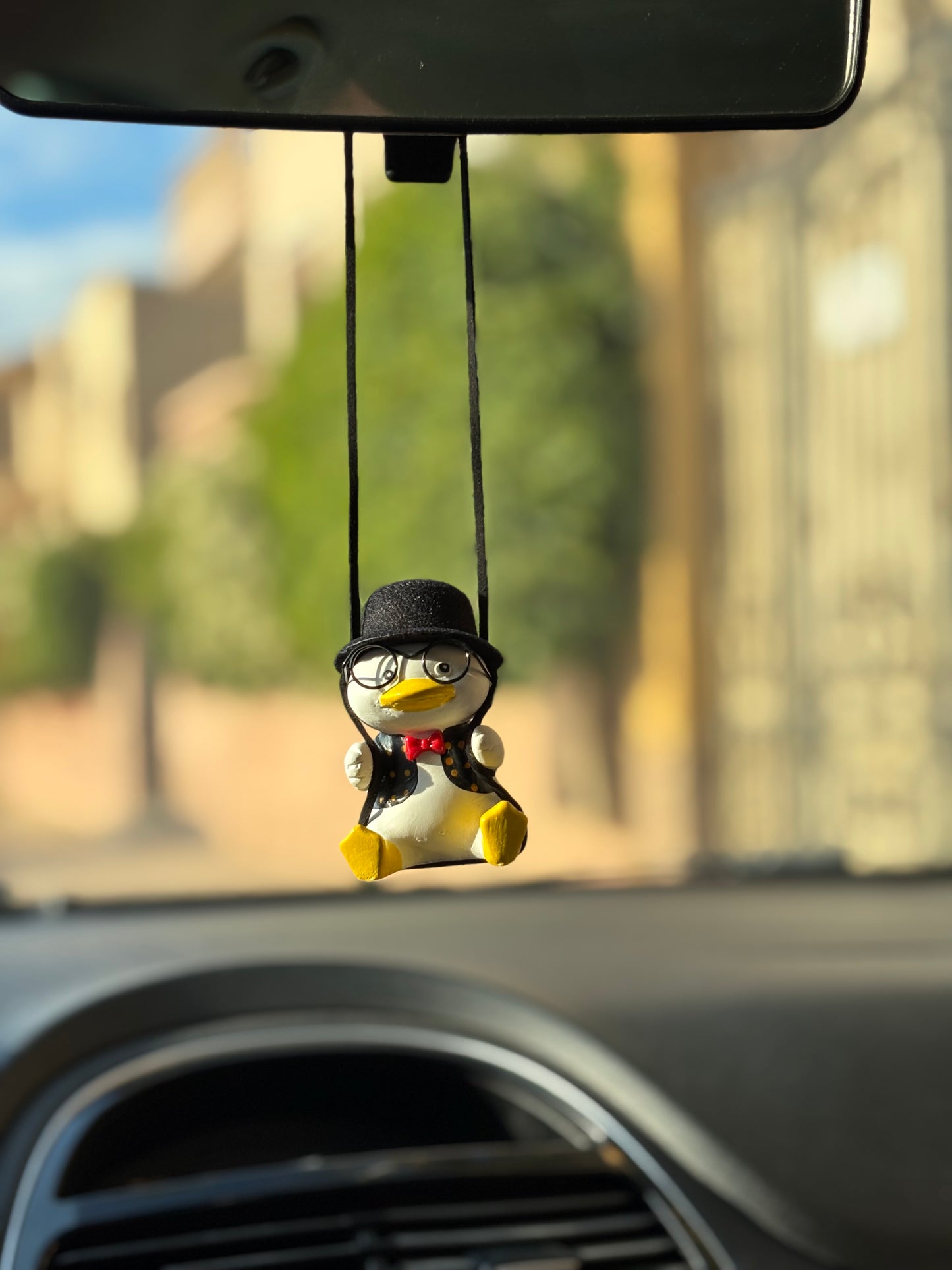 Magician Duck Mirror Pendant