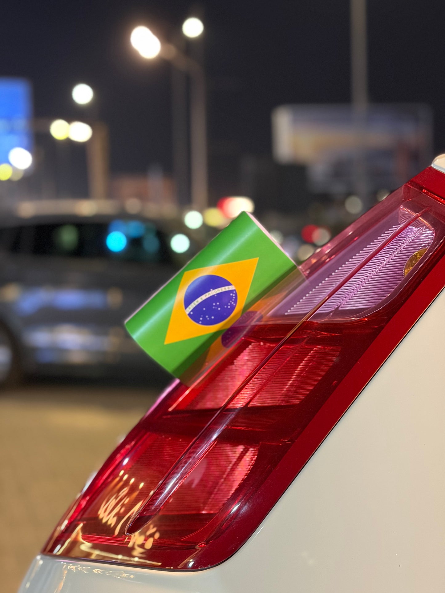 Brazil Flag Car Tag
