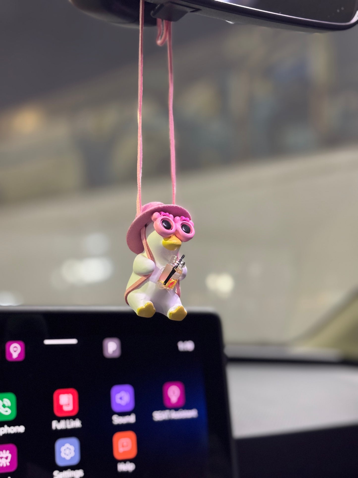 Summer Duck Mirror Pendant