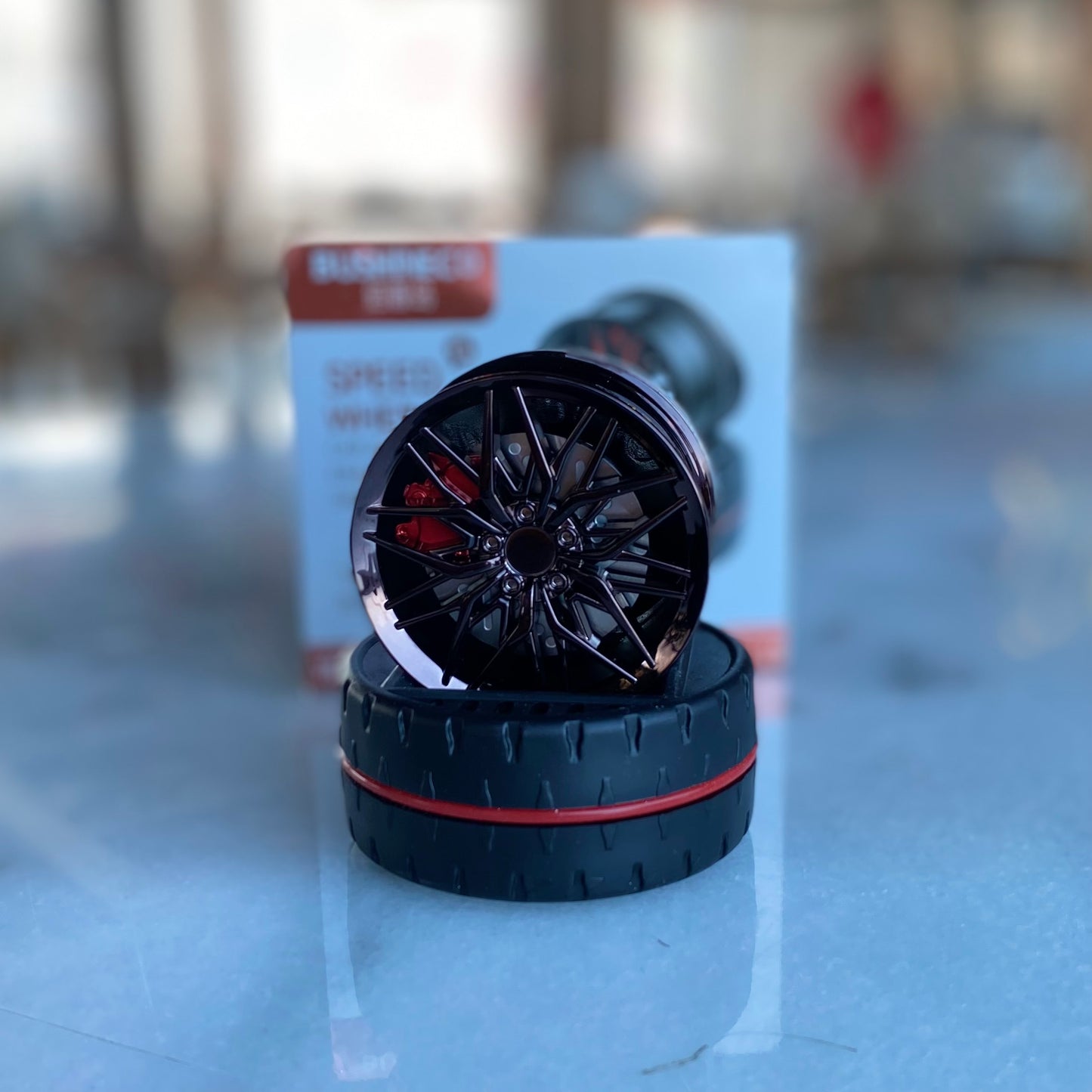 Black & Red Wheel Air Freshener
