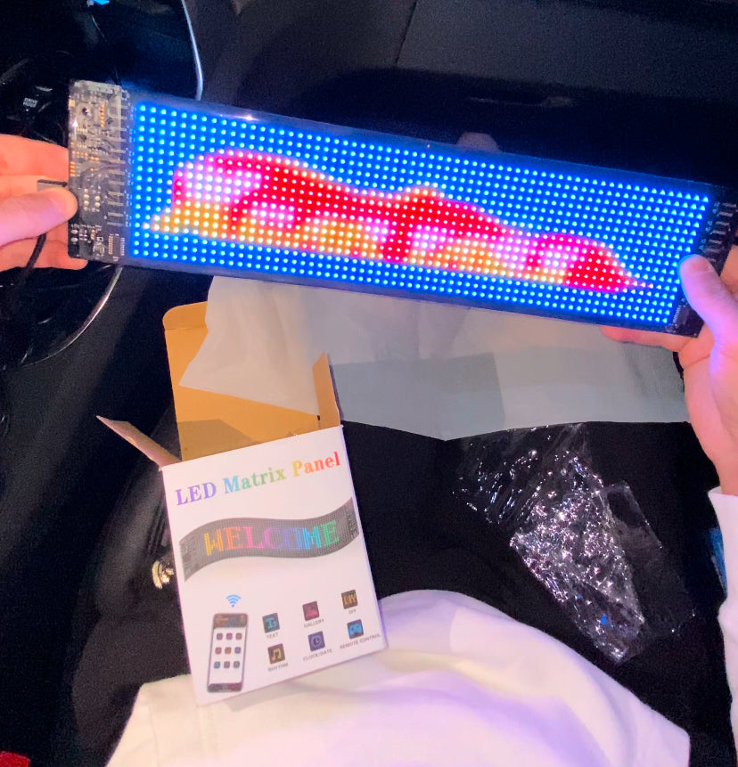 Module Led Matrix 16x64 LED Matrix Panel (16x64) – X Car Tags