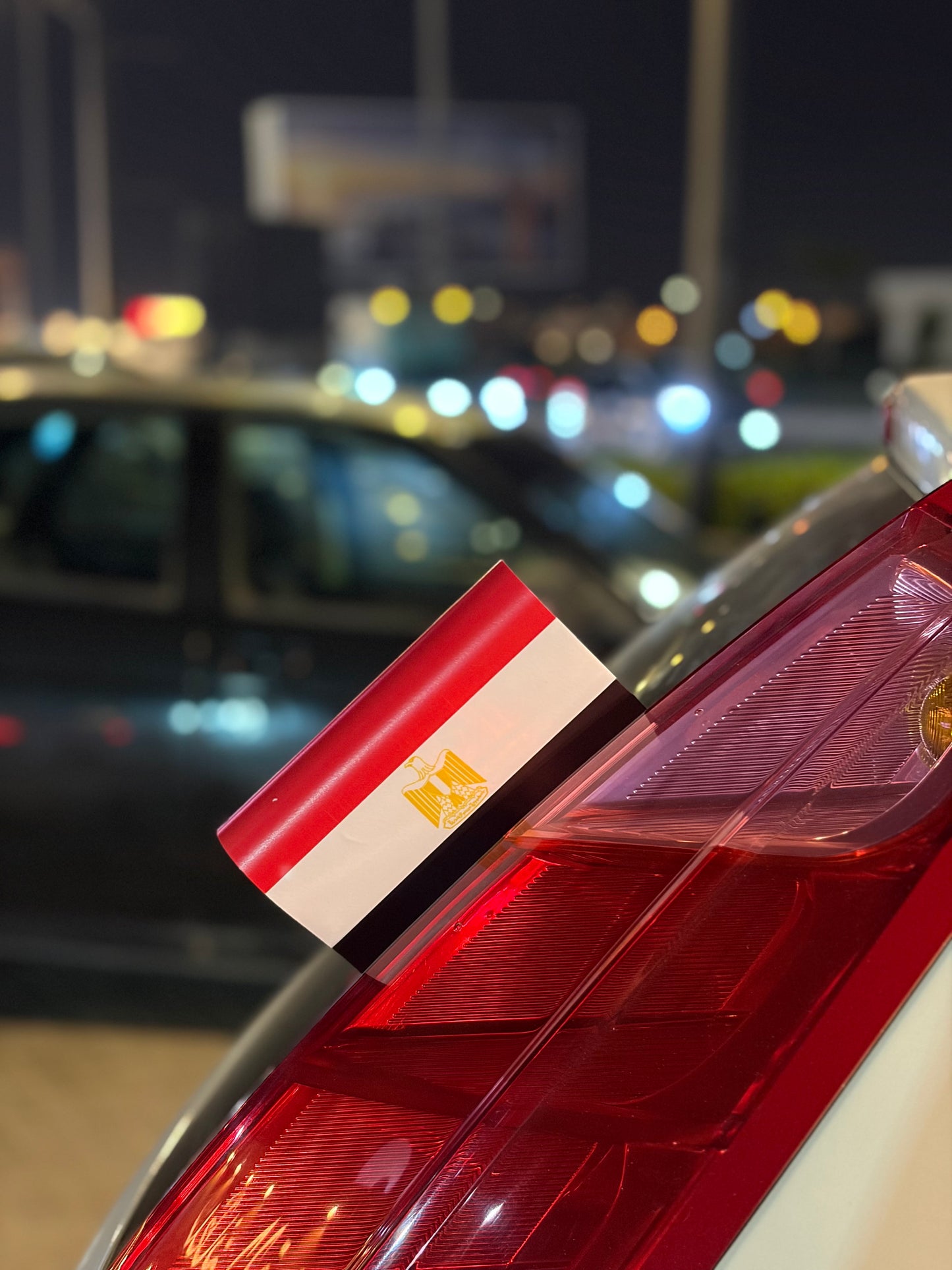 Egyptian Flag Car Tag