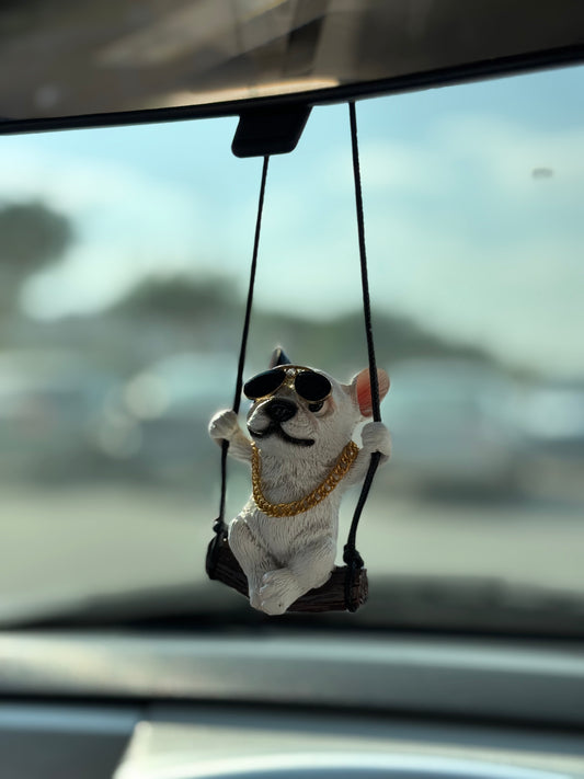 Cool Dog Mirror Pendent