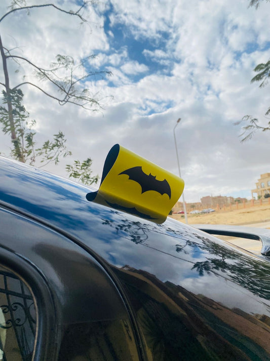Yellow Batman Car Tag