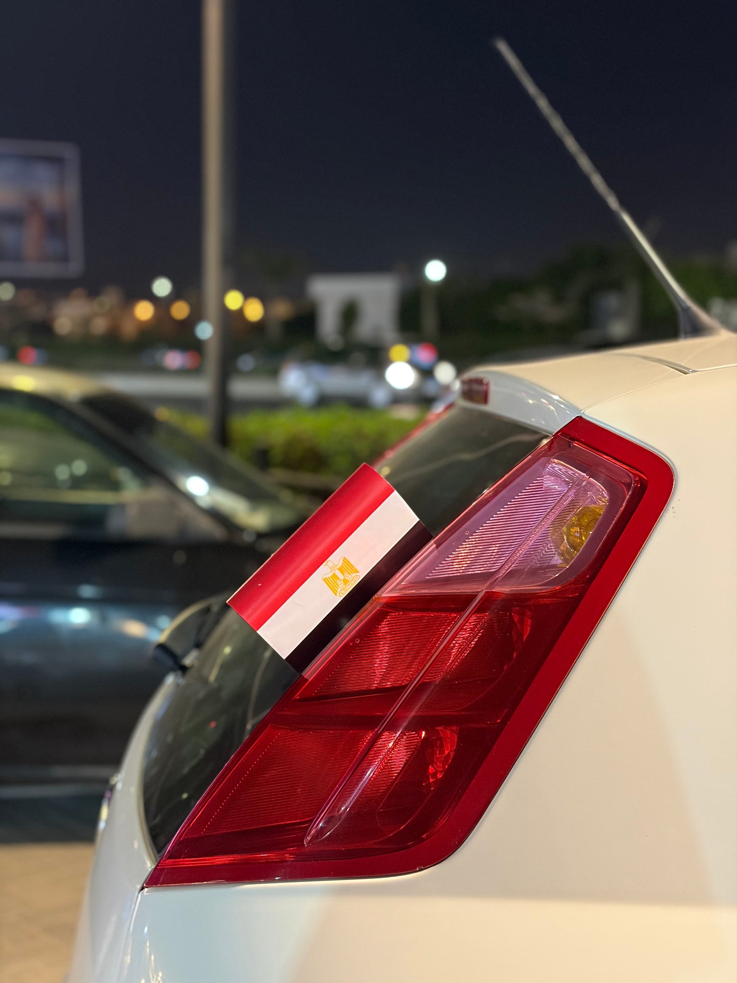 Egyptian Flag Car Tag