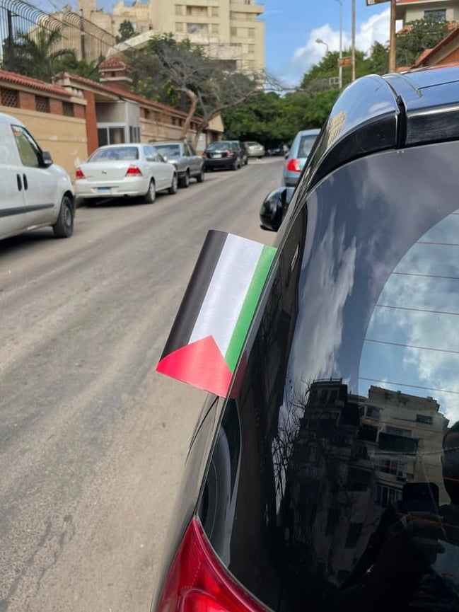 Palestine Flag Car Tag