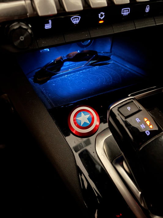 Captain America Start Stop Button Cover