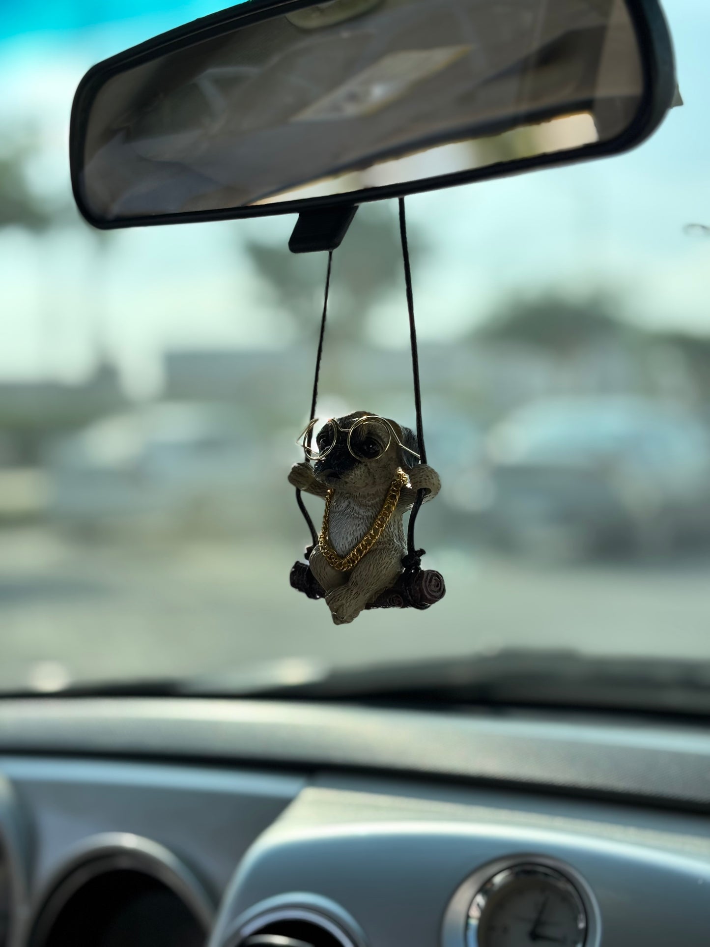 Cool Dog Mirror Pendent
