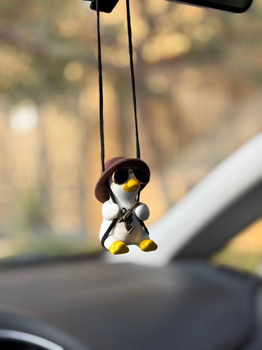 Pistol Duck Mirror Pendant