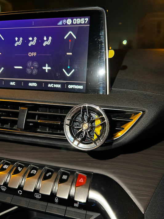 Silver Wheel AC Air Freshener