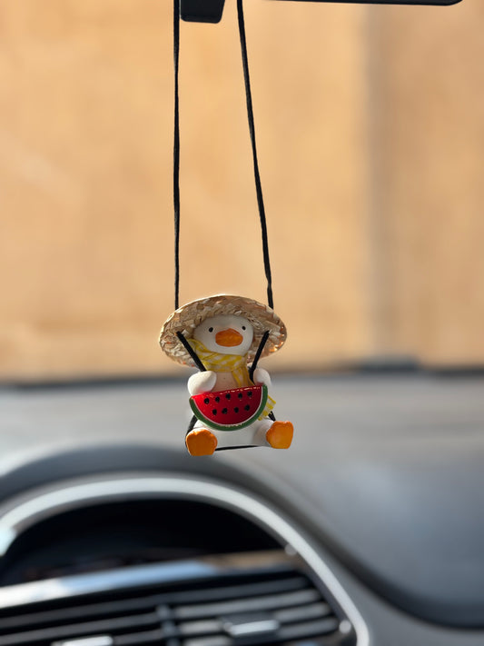 Watermelon Duck Mirror Pendant