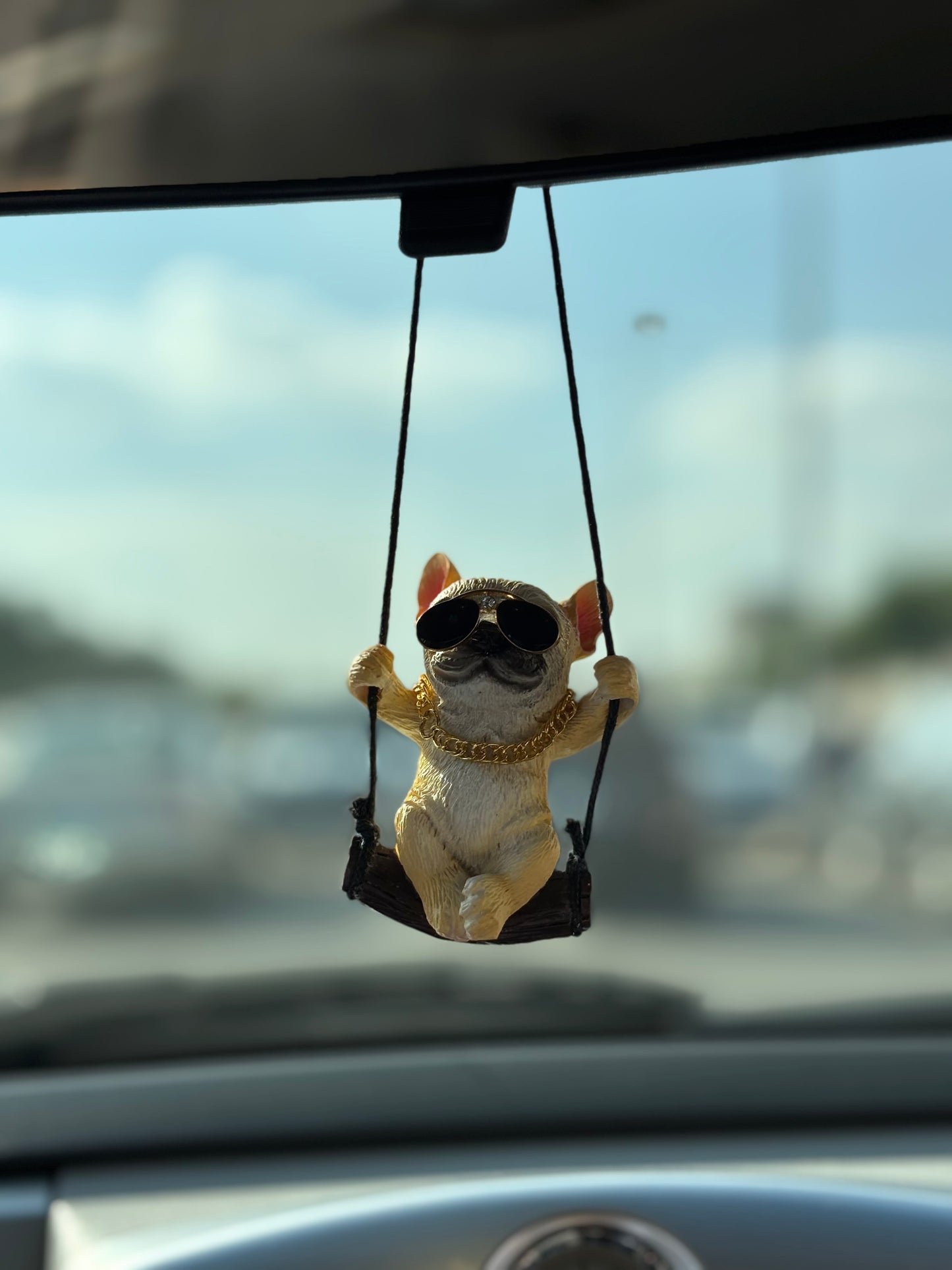 Cool Dog Mirror Pendent