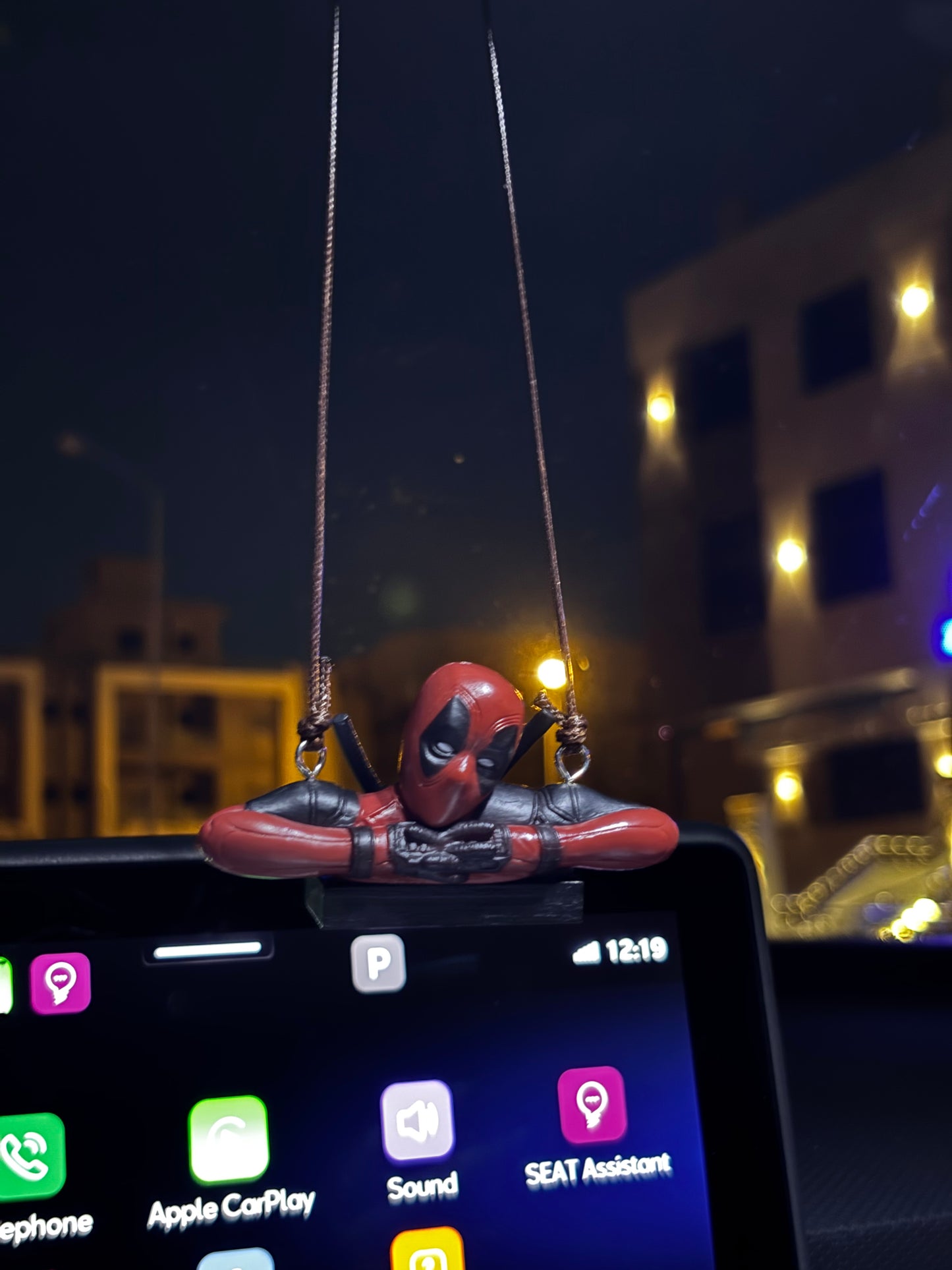 Deadpool Half Mirror Pendant