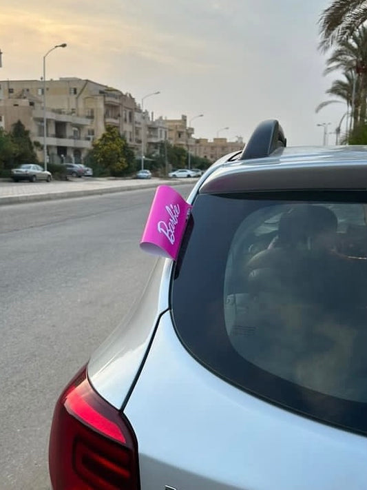 Barbie Car Tag