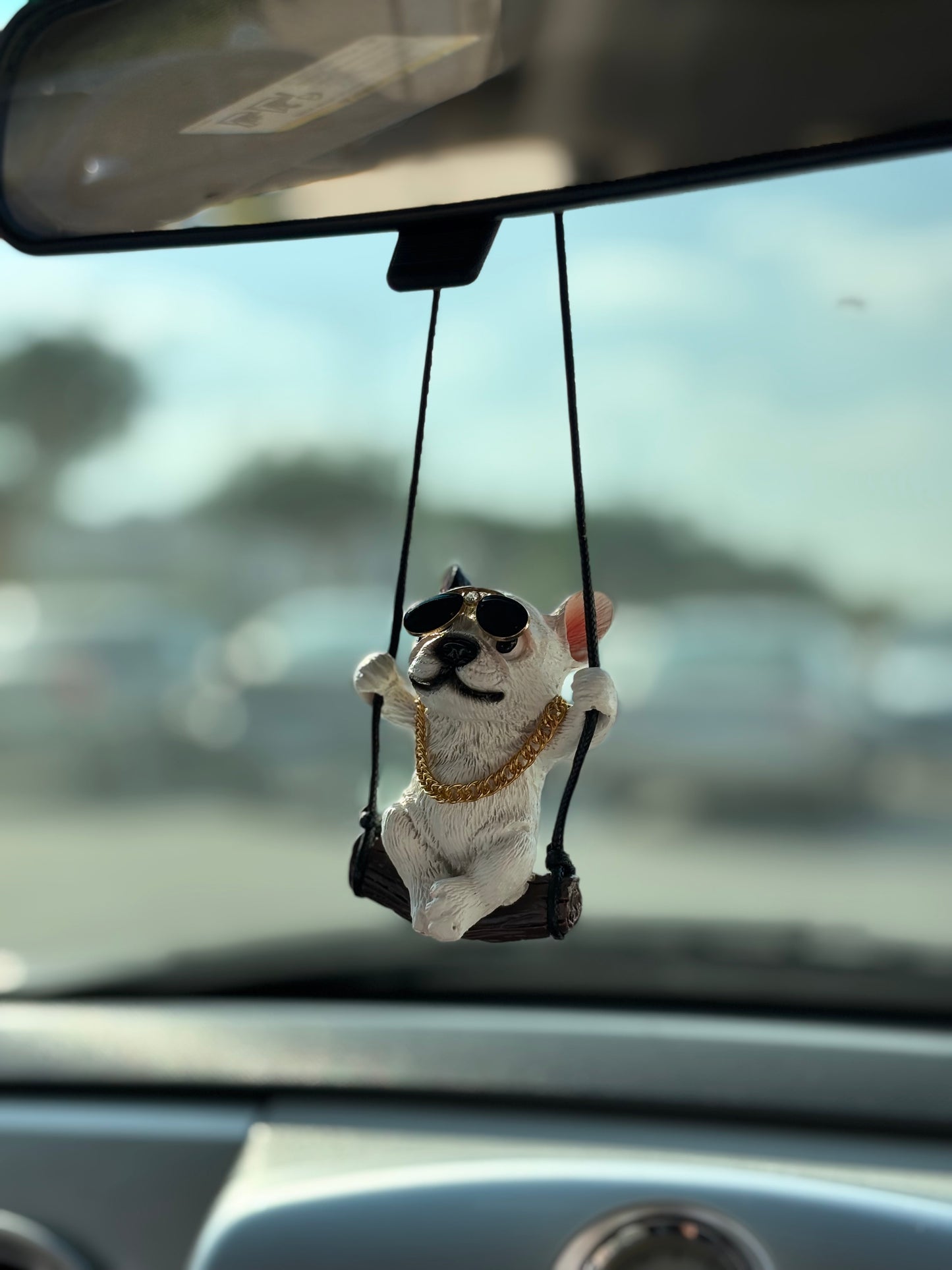Cool Dog Mirror Pendent