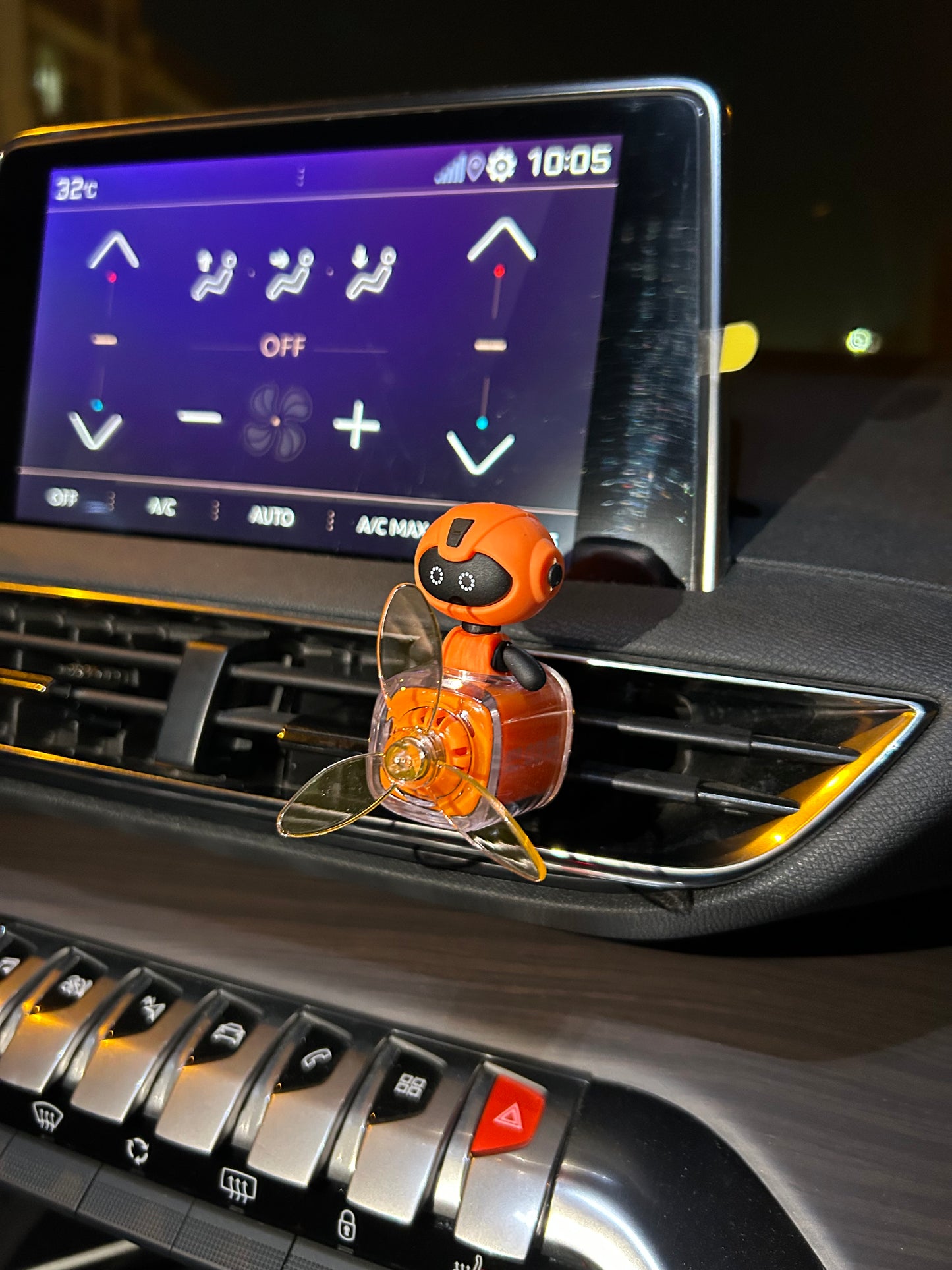 Orange Pilot AC Air Freshener