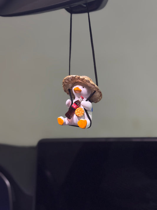 Coca Cola Duck Mirror Pendant
