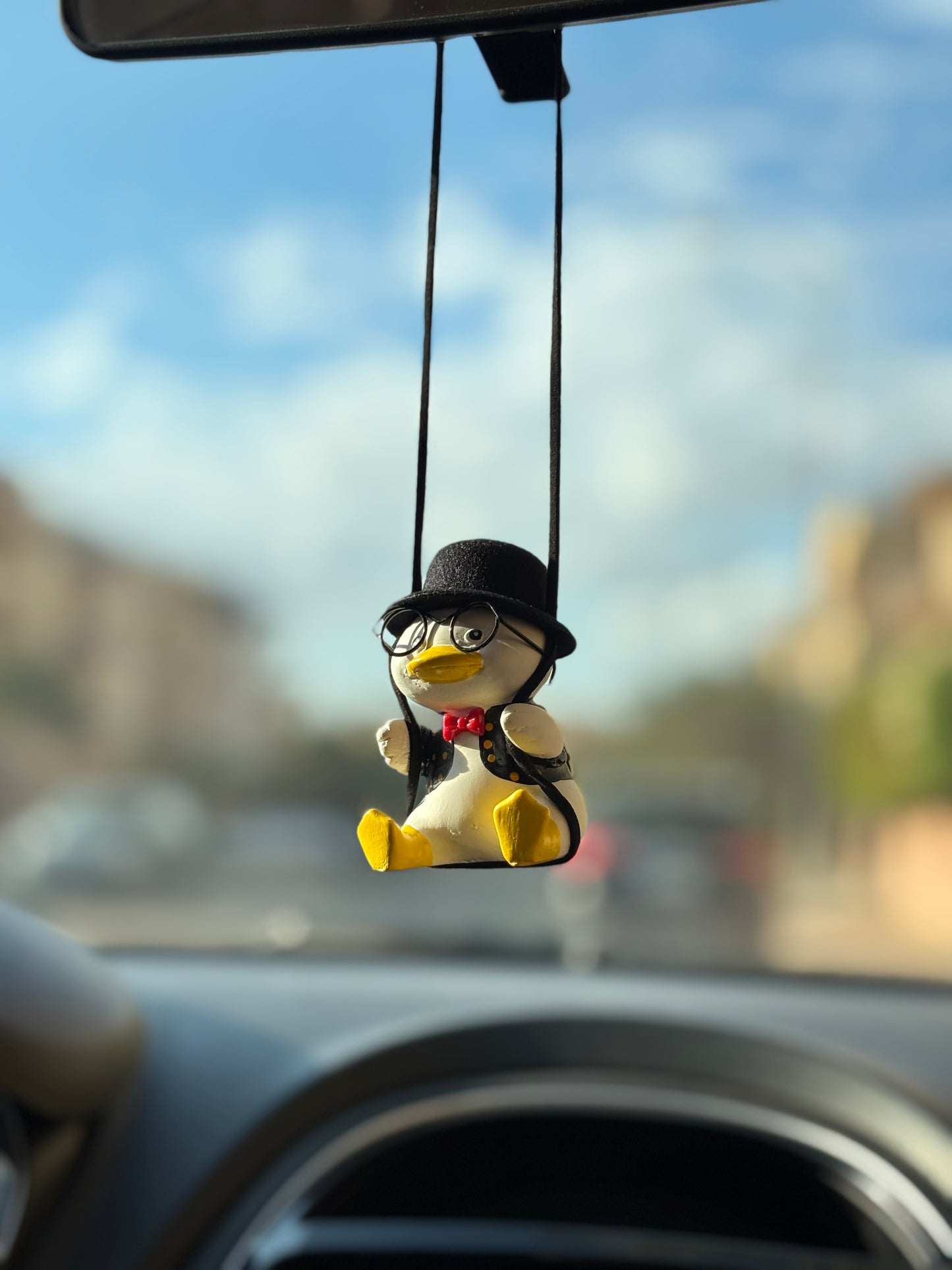 Magician Duck Mirror Pendant