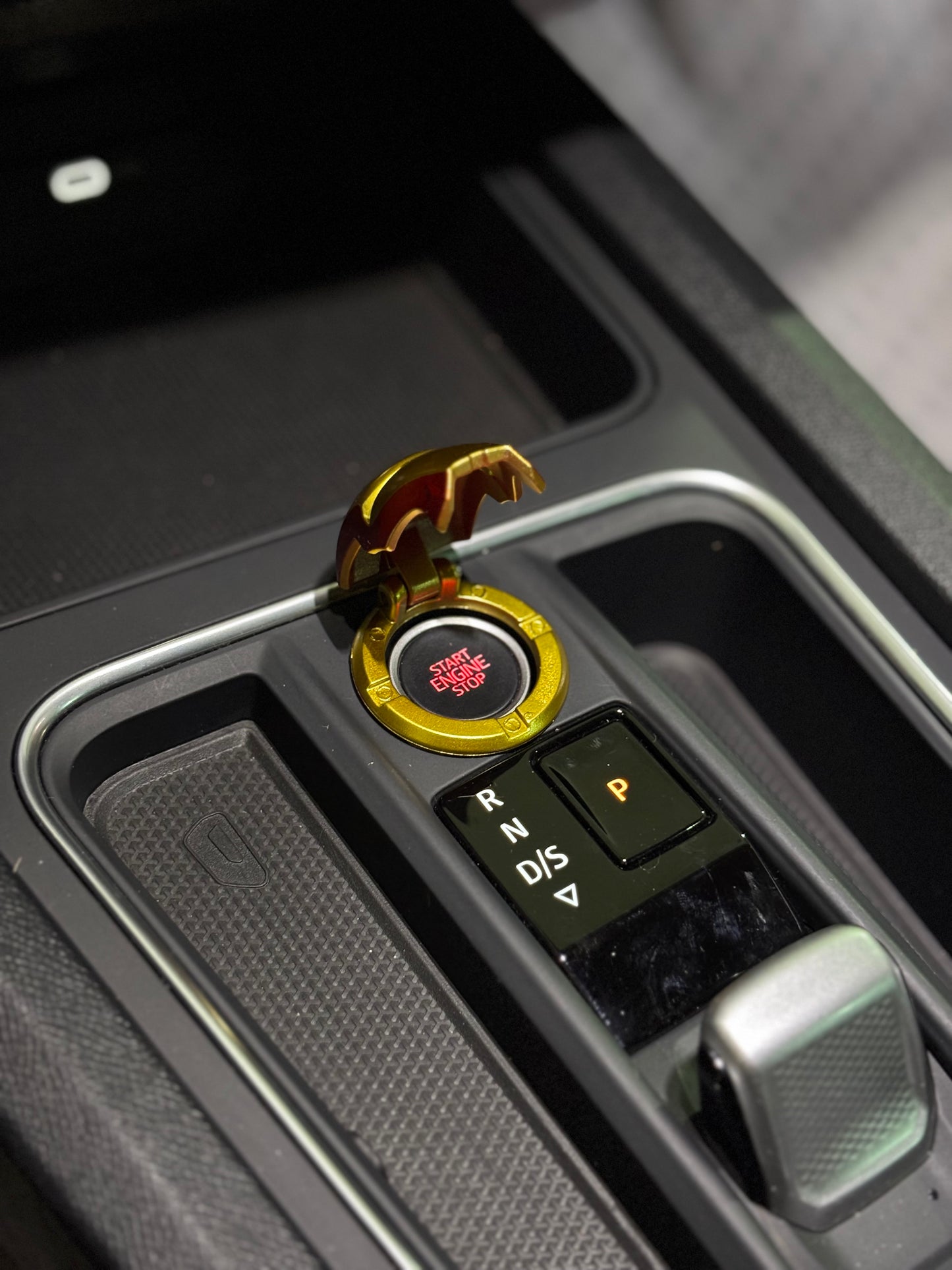 Gold Ironman Start Stop Button Cover