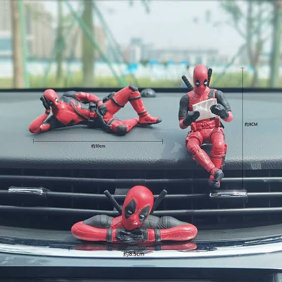 Deadpool Car Figure Pack Of 3