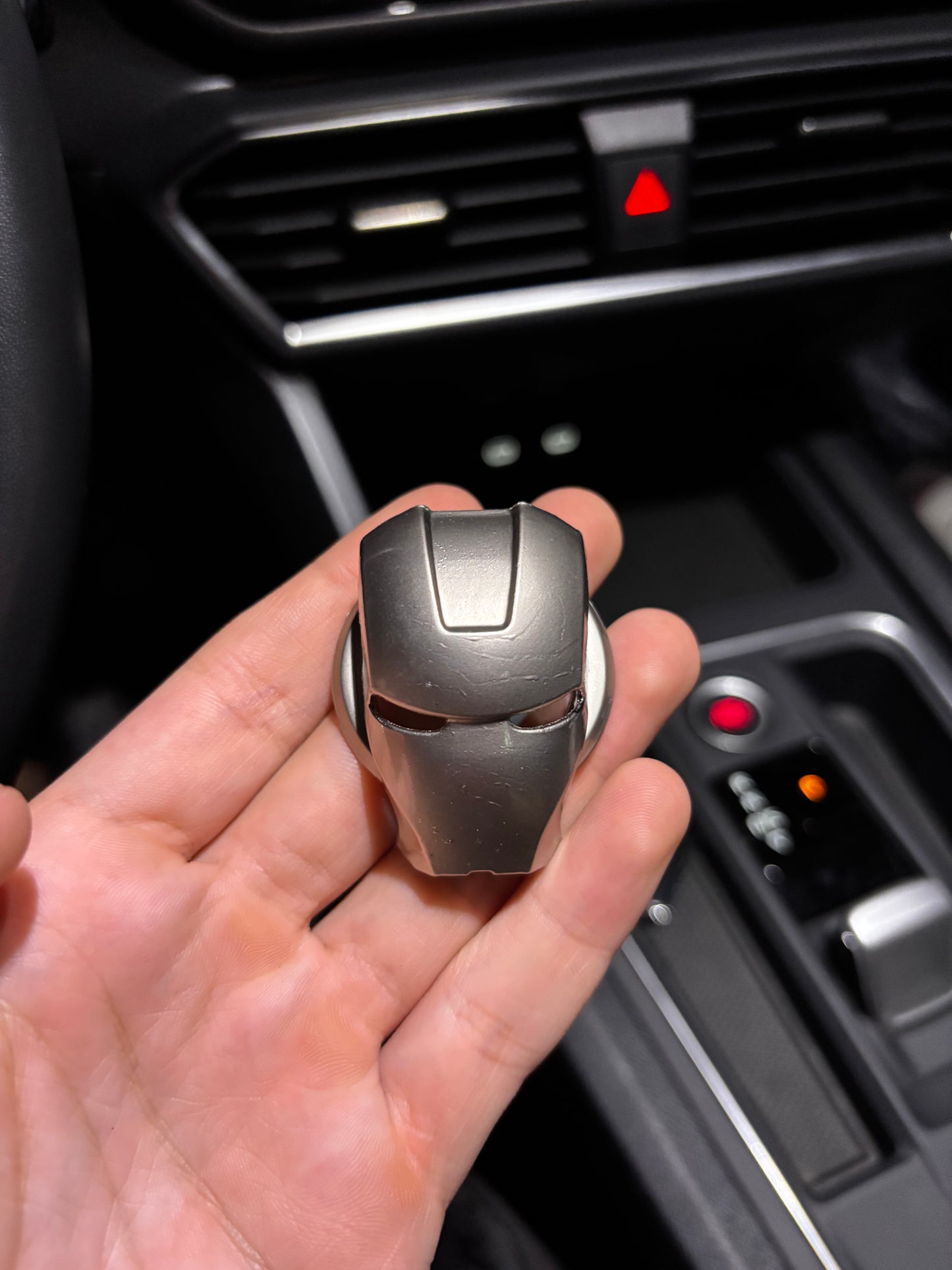 Silver Ironman Start Stop Button Cover