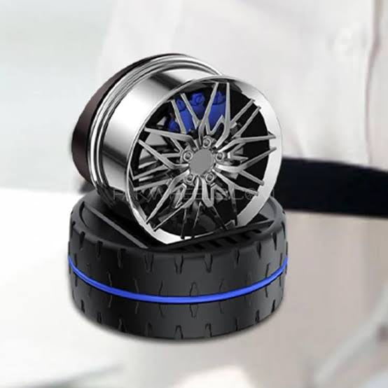 Silver Wheel Air Freshener