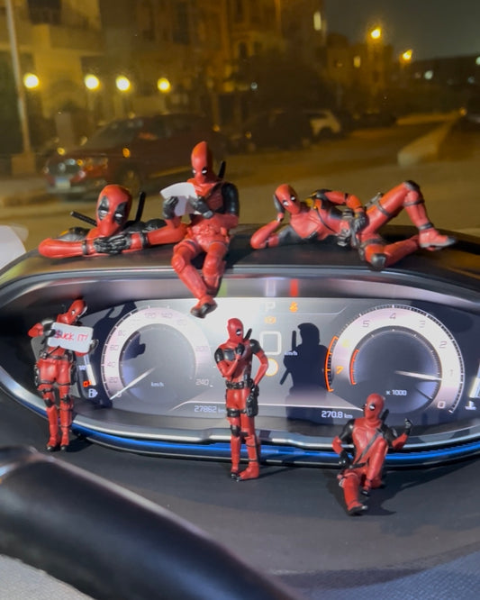 Deadpool Car Figure Pack Of 6