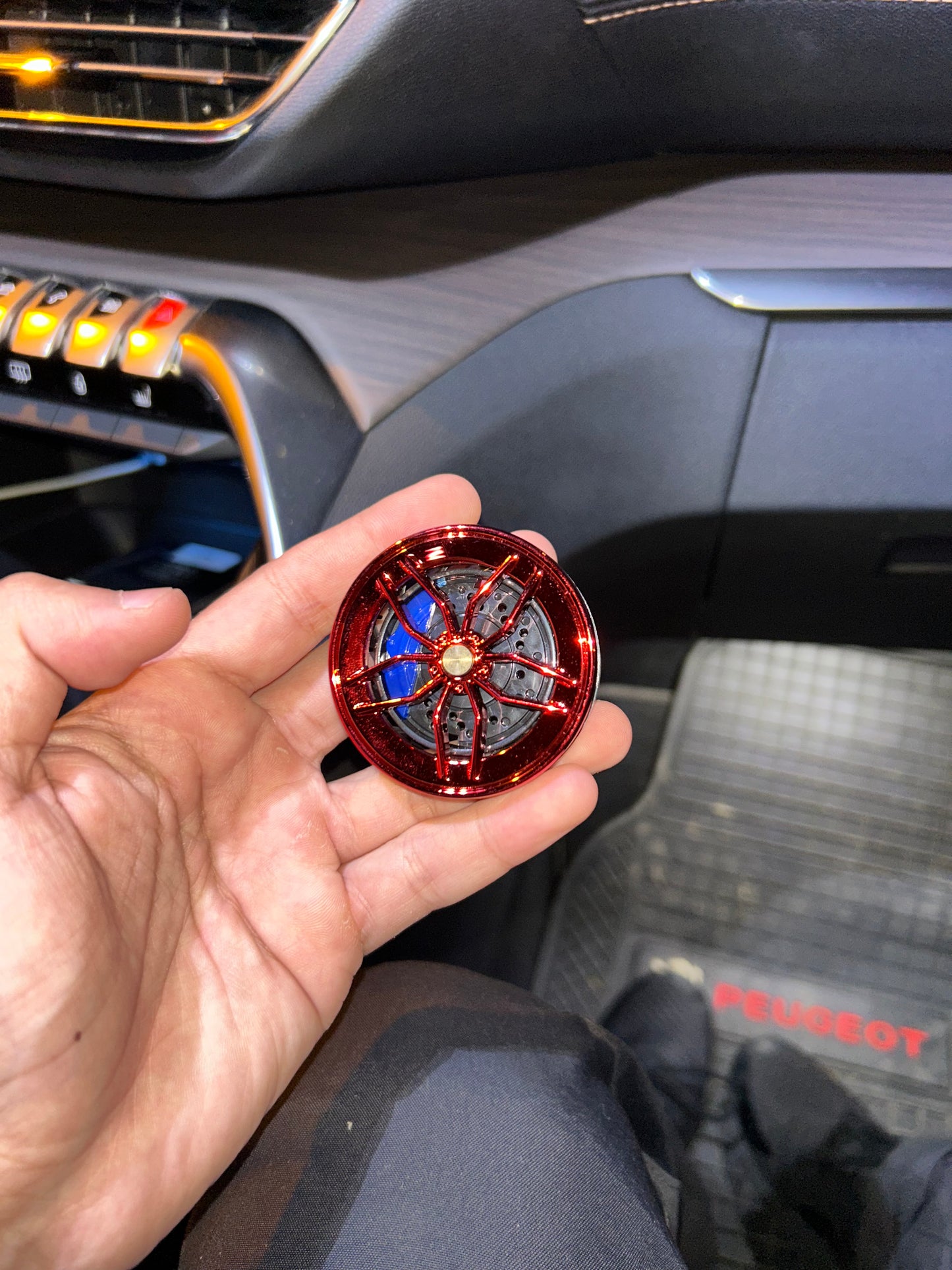 Red Wheel AC Air Freshener