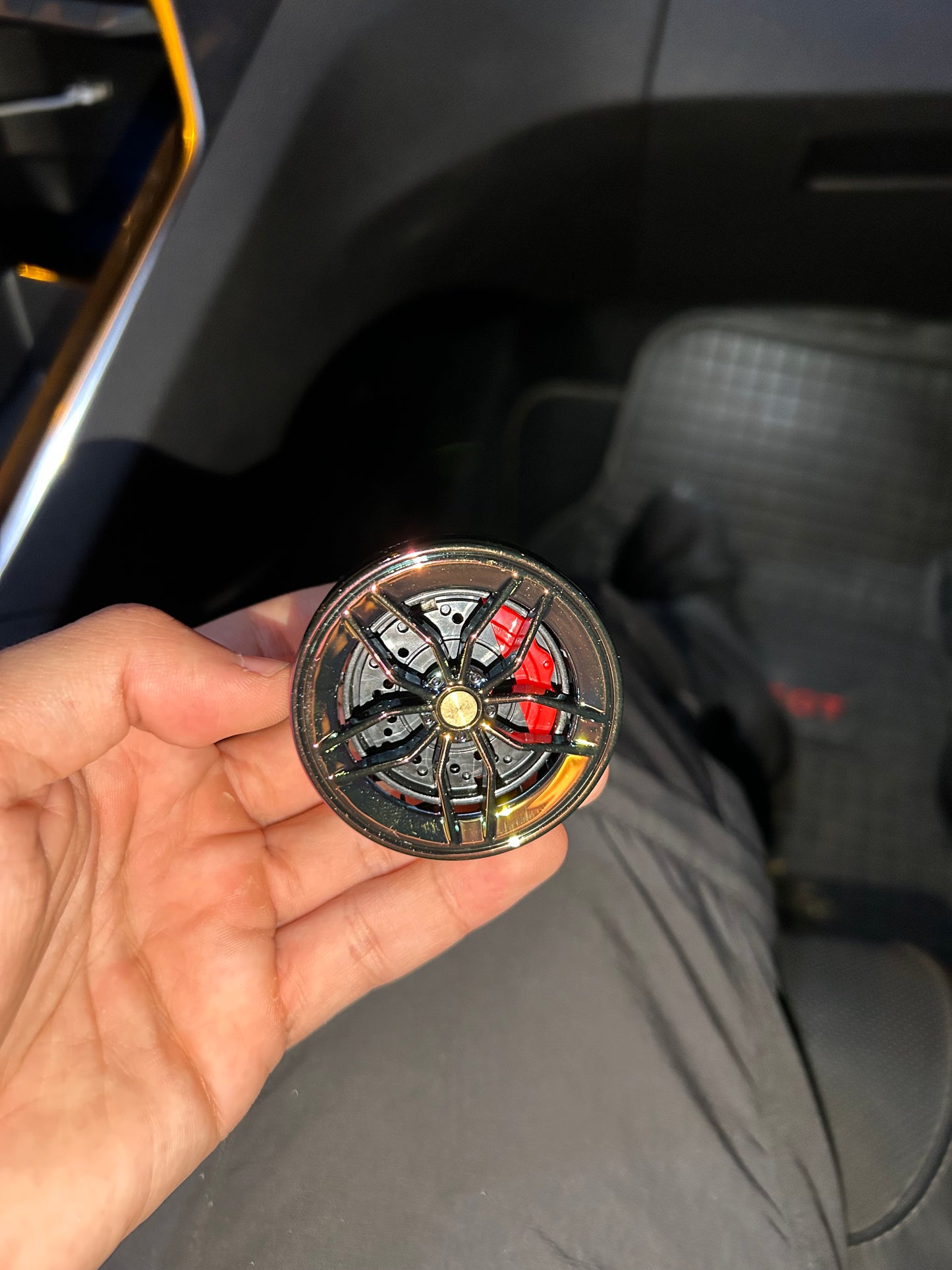 Chrome Wheel AC Air Freshener