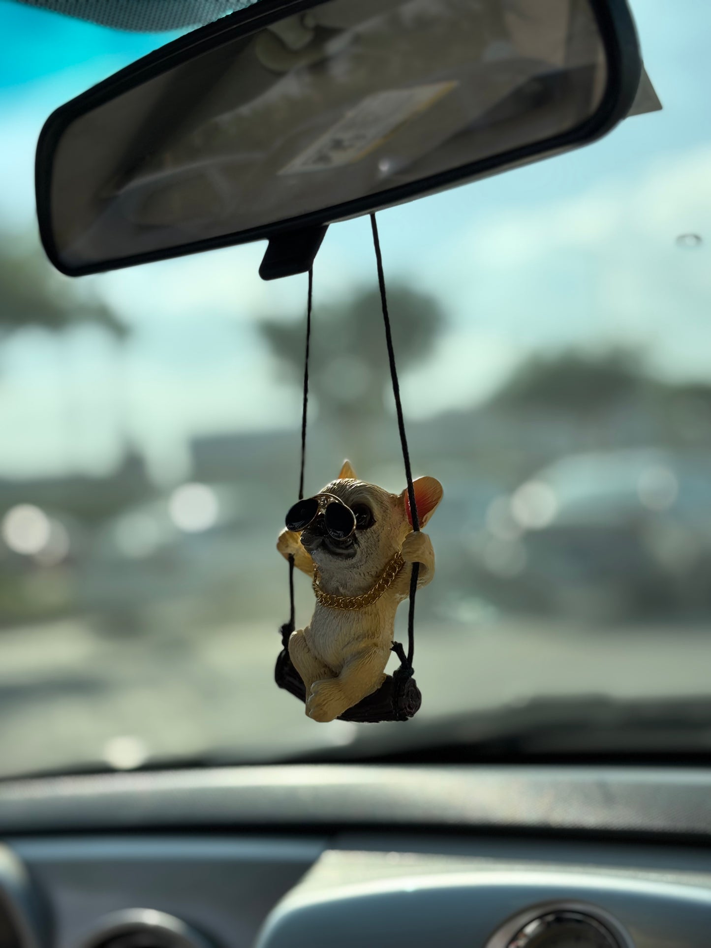 Cool Dog Mirror Pendent