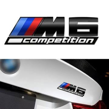 BMW M6 Competition Emblem
