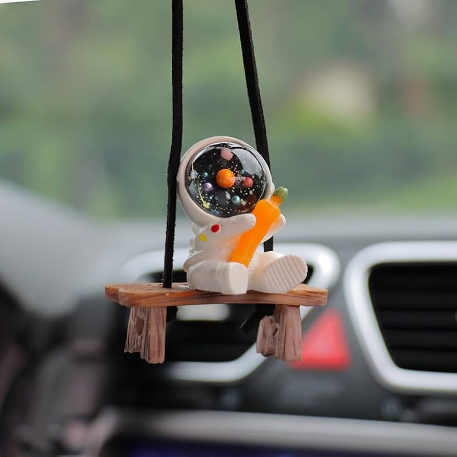 Astronaut Mirror Pendant