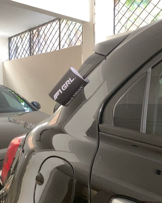 F1 Girl Car Tag