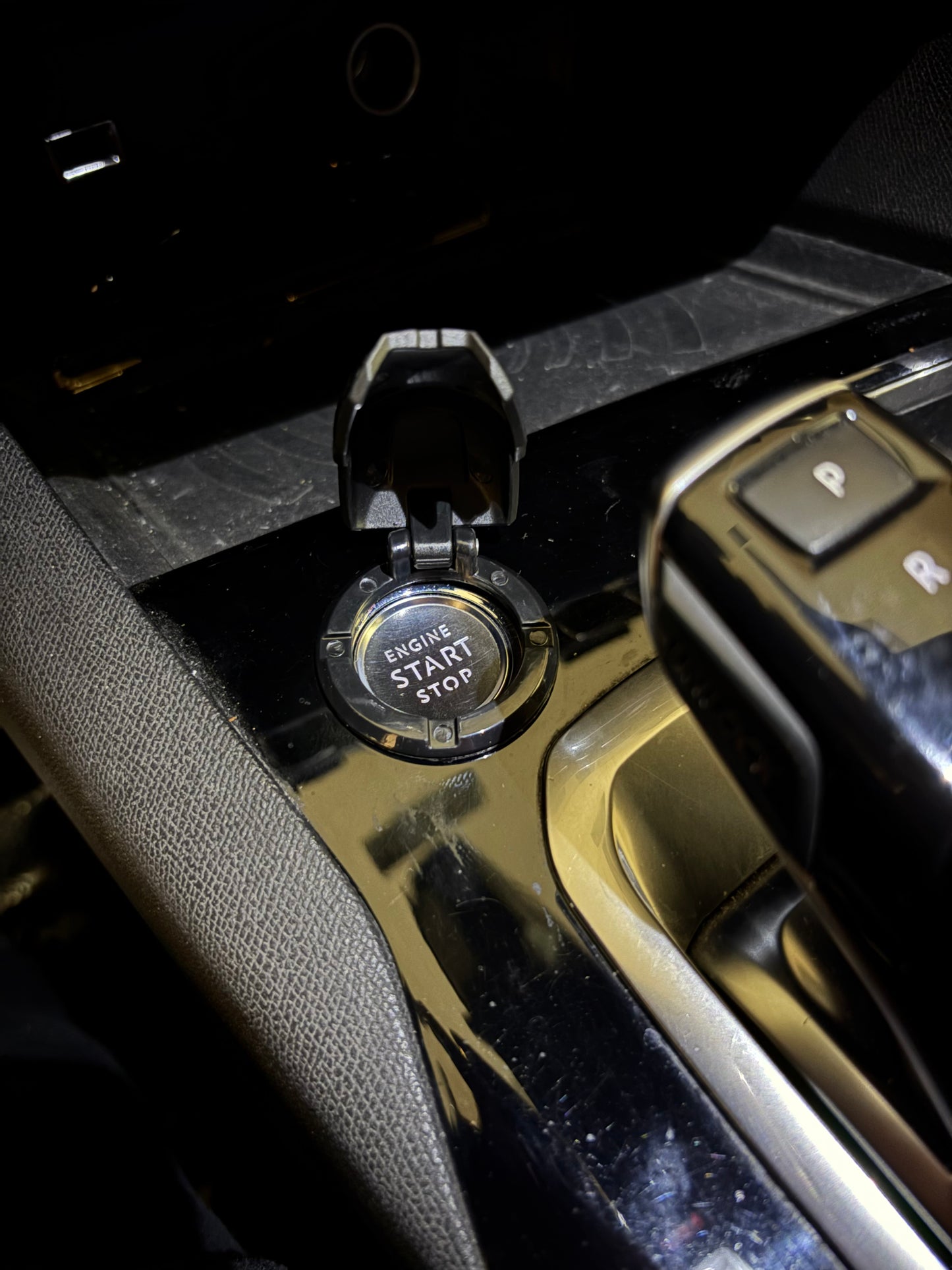 Black Ironman Start Stop Button Cover