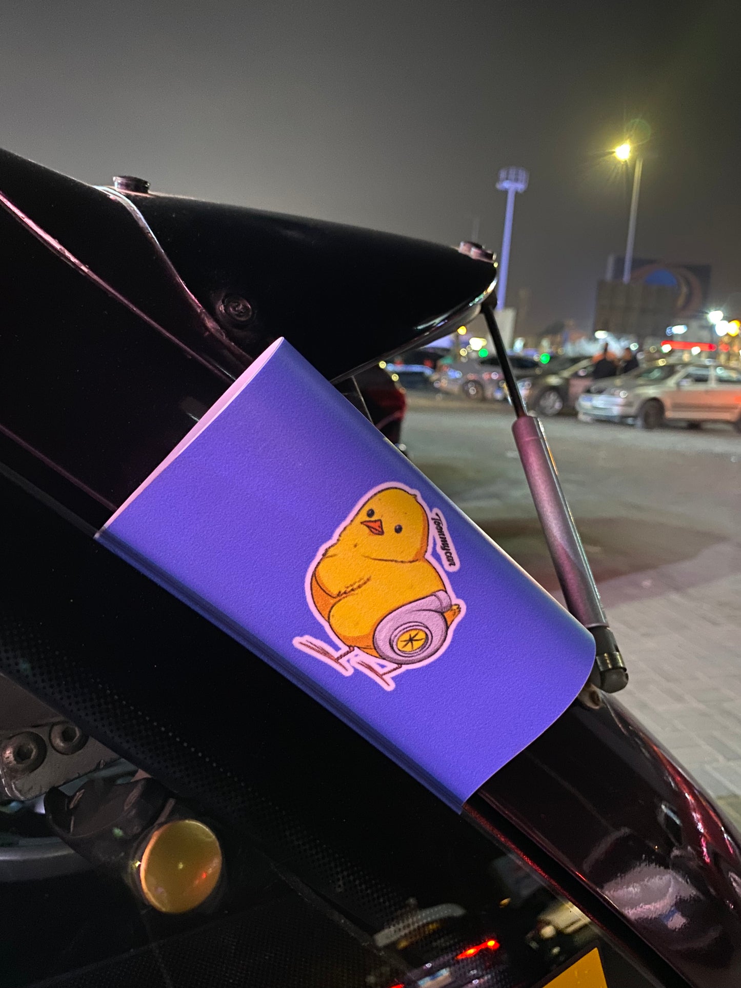 Turbo Duck Car Tag