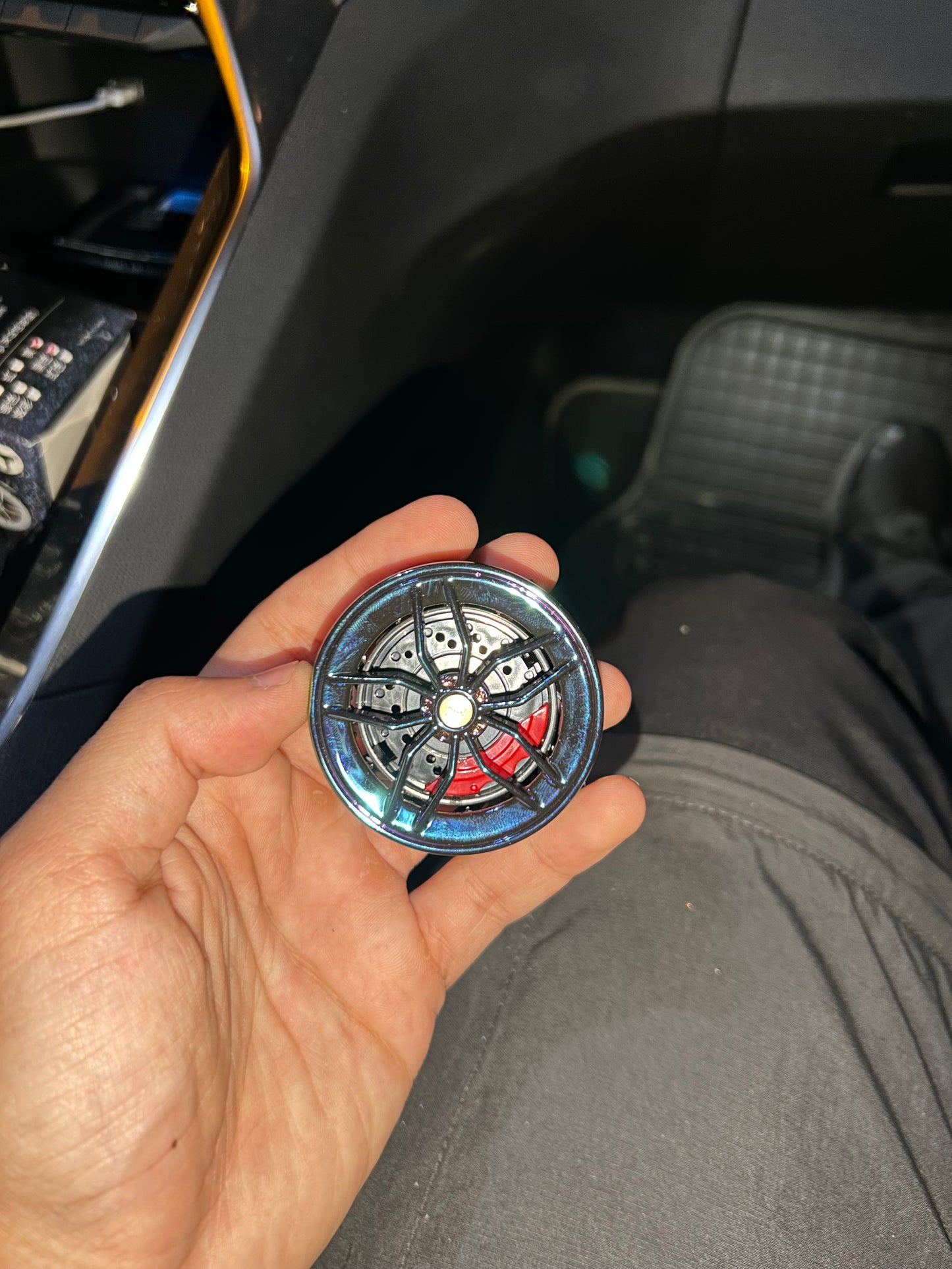 Chrome Wheel AC Air Freshener