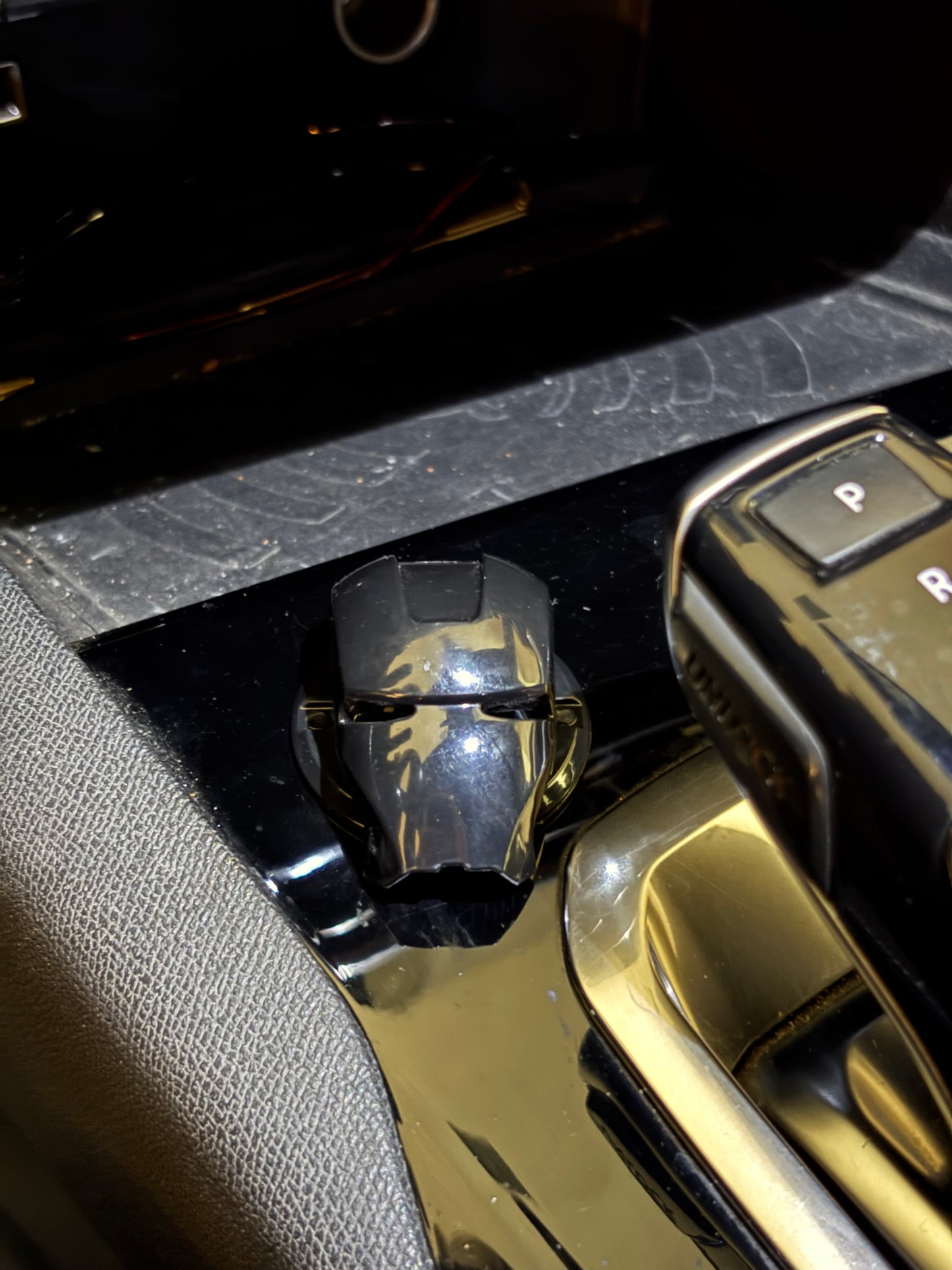 Black Ironman Start Stop Button Cover