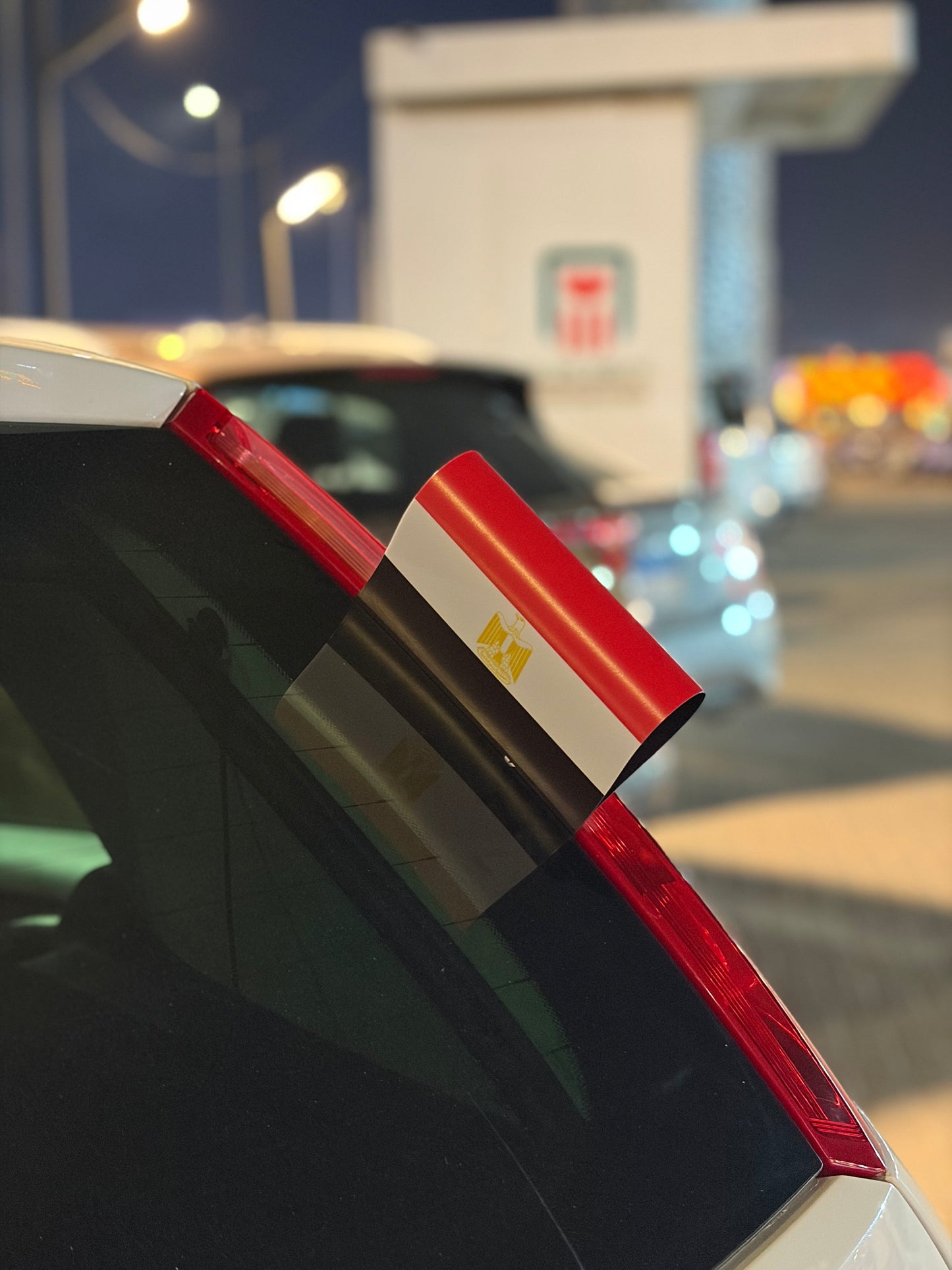 Egyptian Flag Car Tag