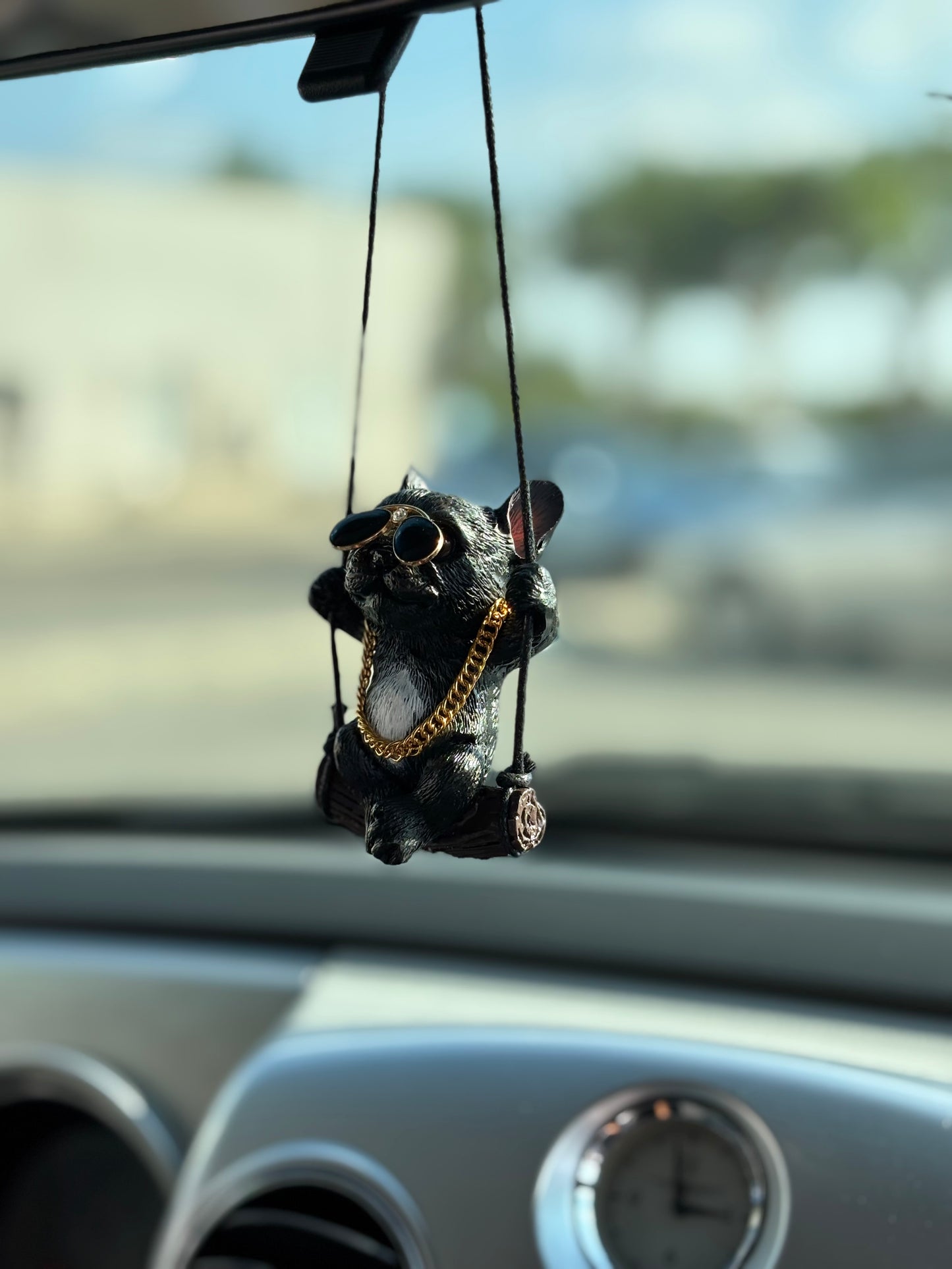 Cool Dog Mirror Pendent