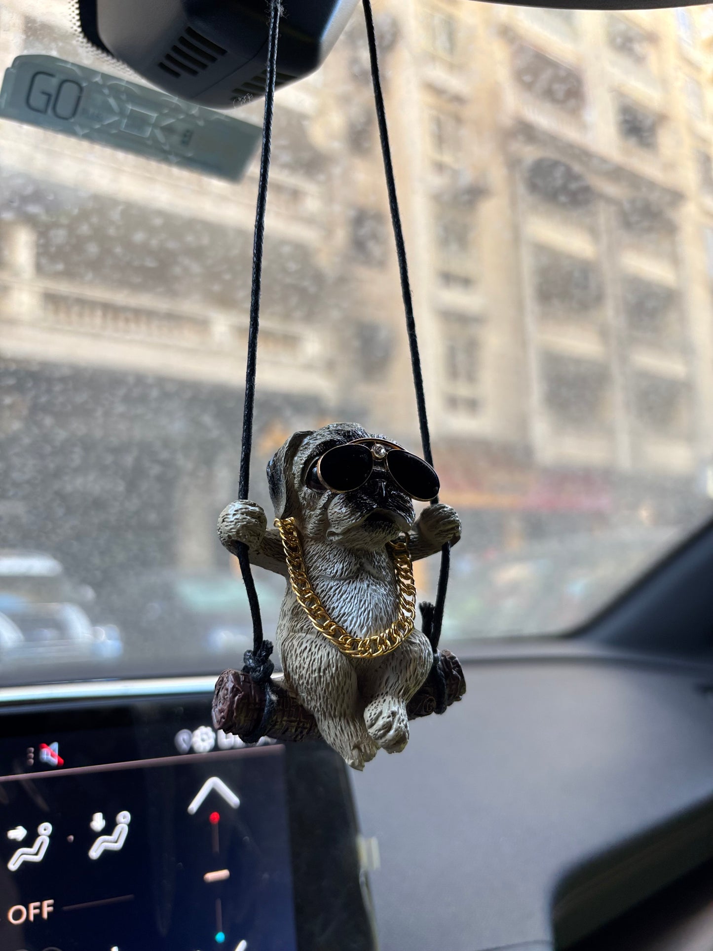 Cool Dog Mirror Pendent