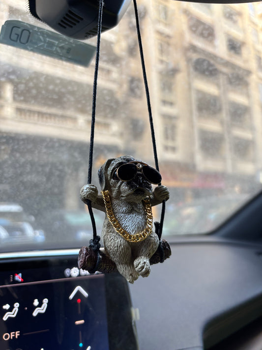 Cool Dog Mirror Pendent