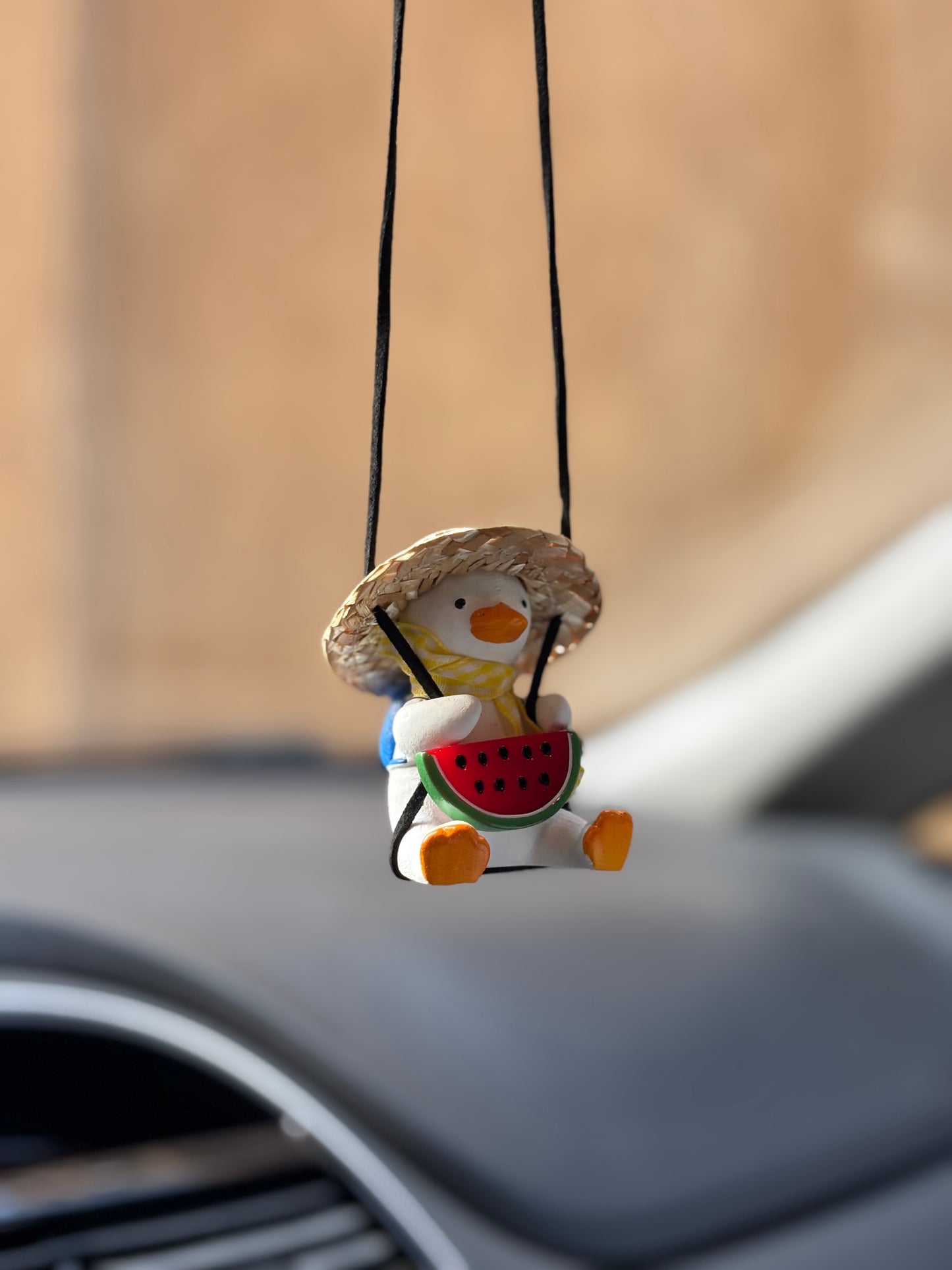 Watermelon Duck Mirror Pendant