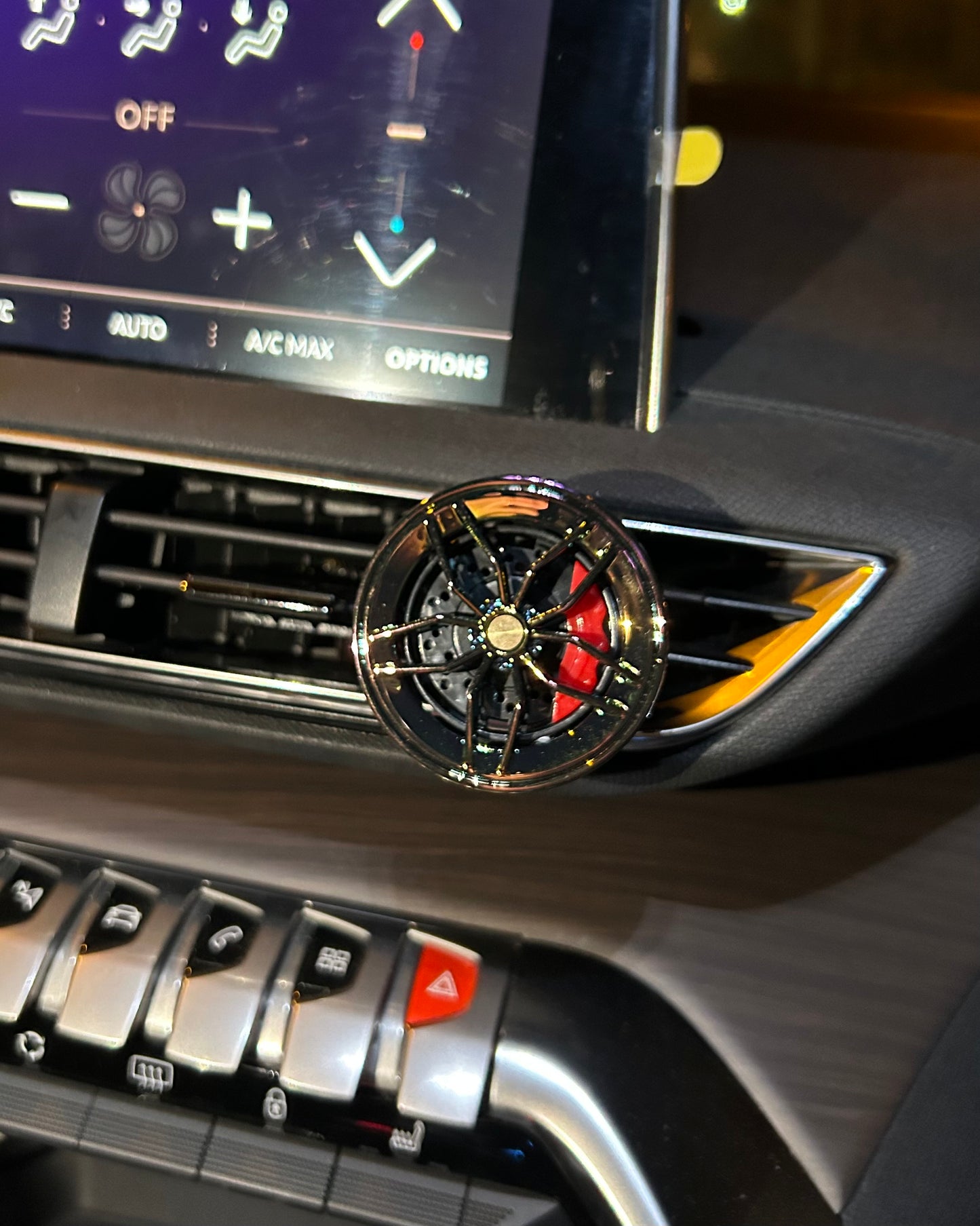 Chrome Wheel AC Air Freshener