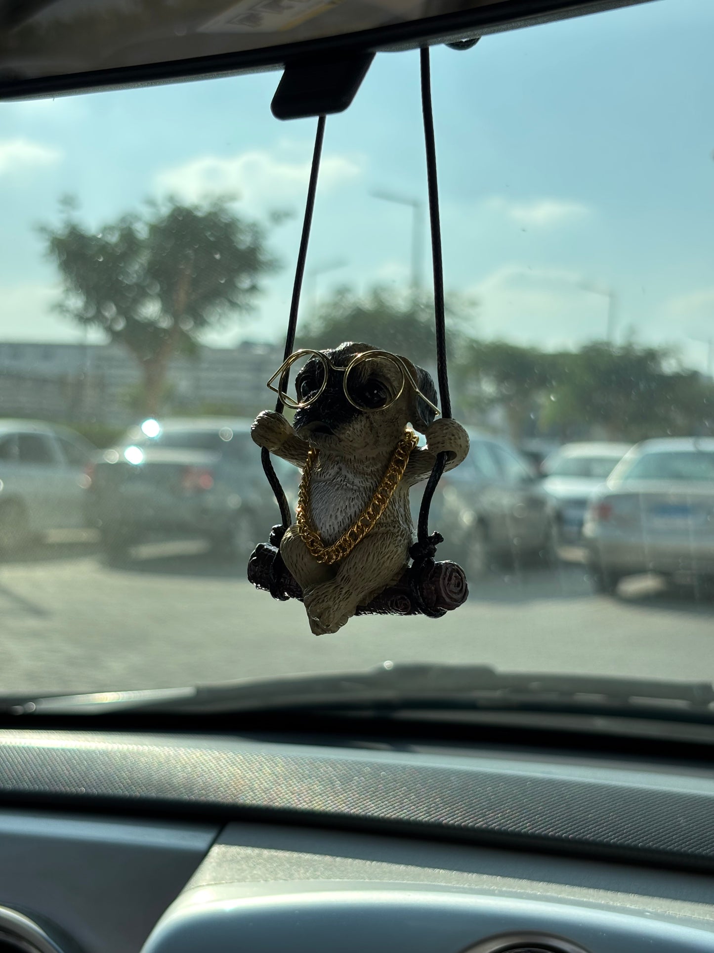 Cool Dog Mirror Pendent