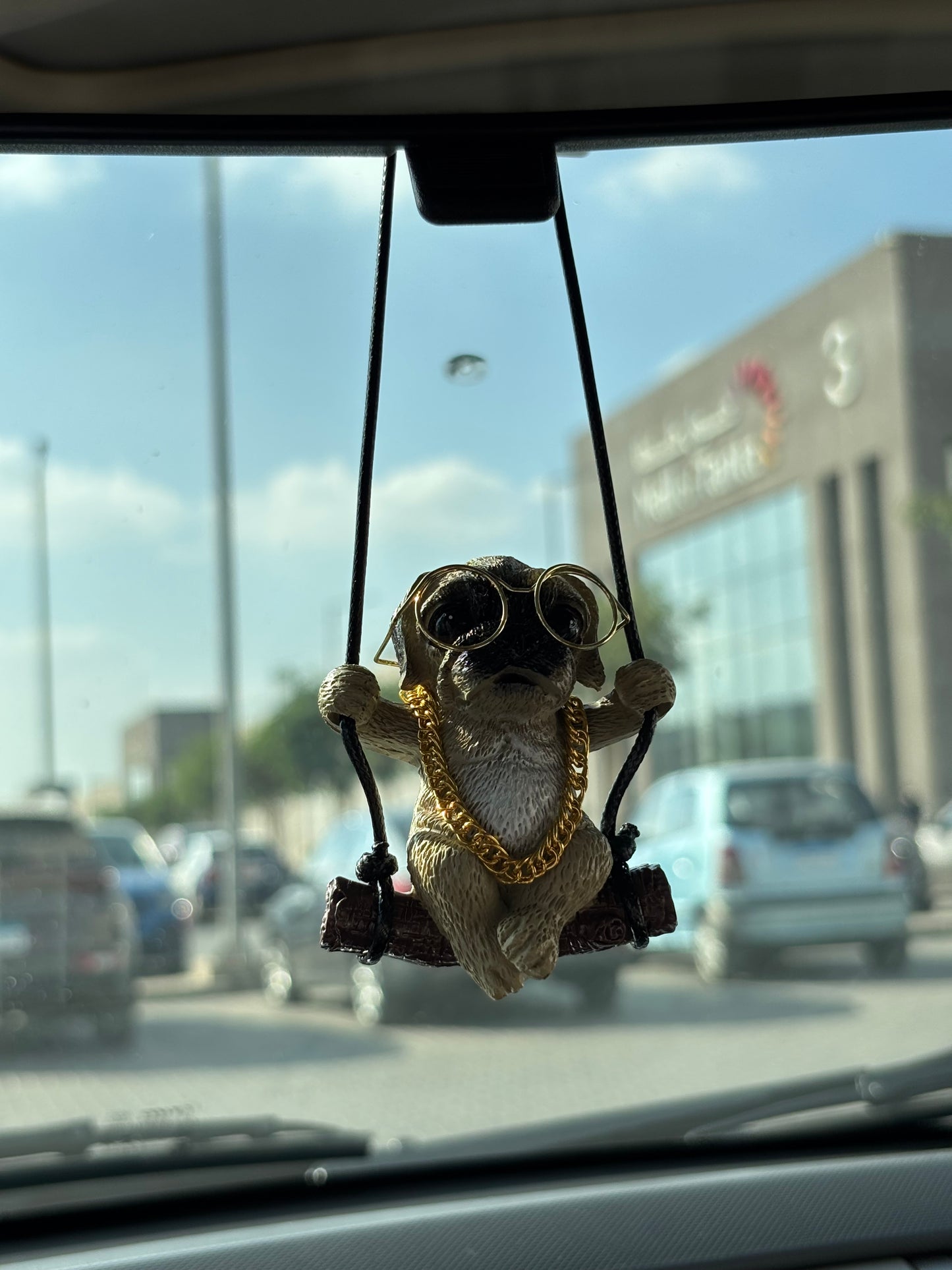 Cool Dog Mirror Pendent