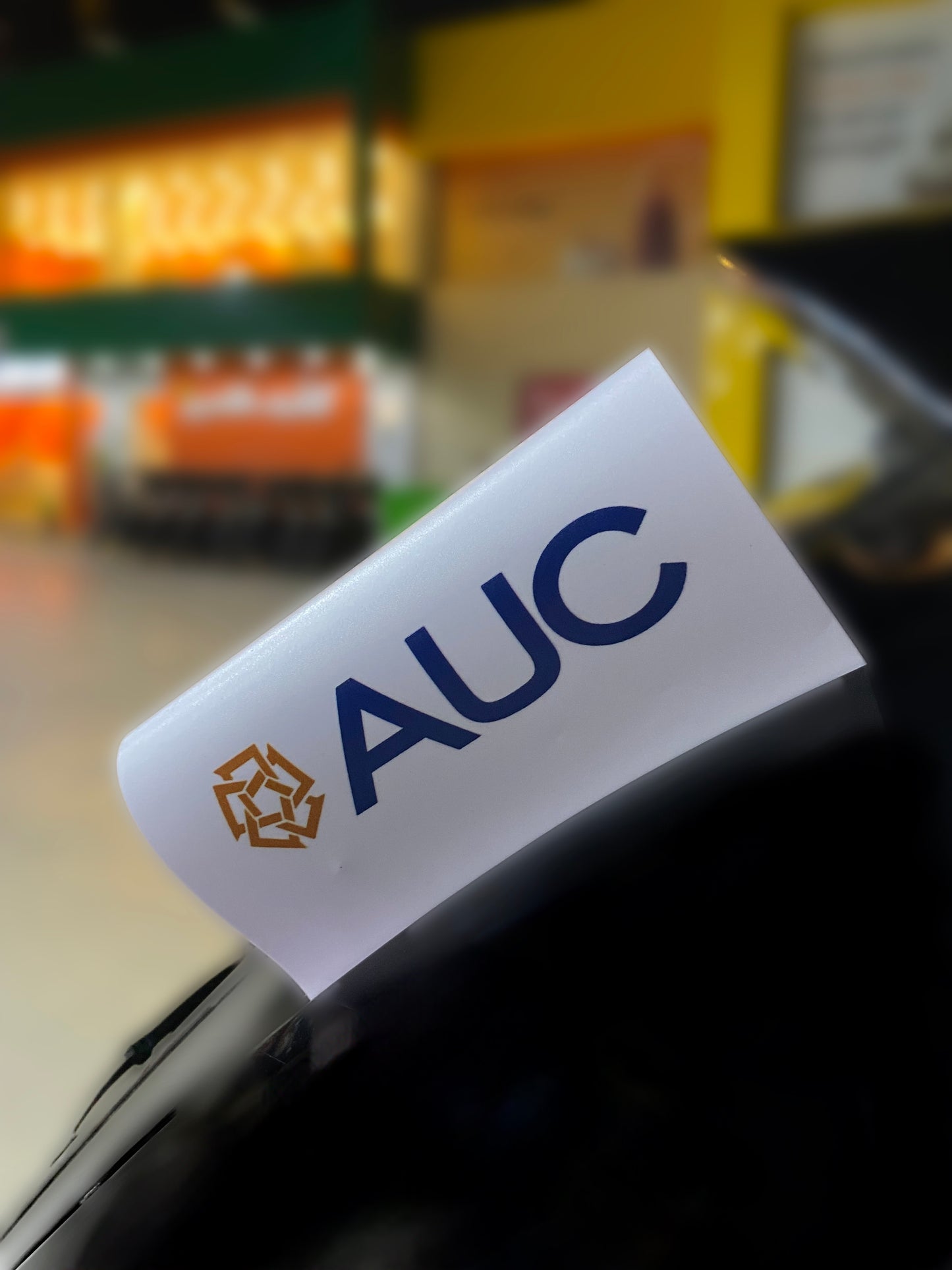 AUC Car Tag